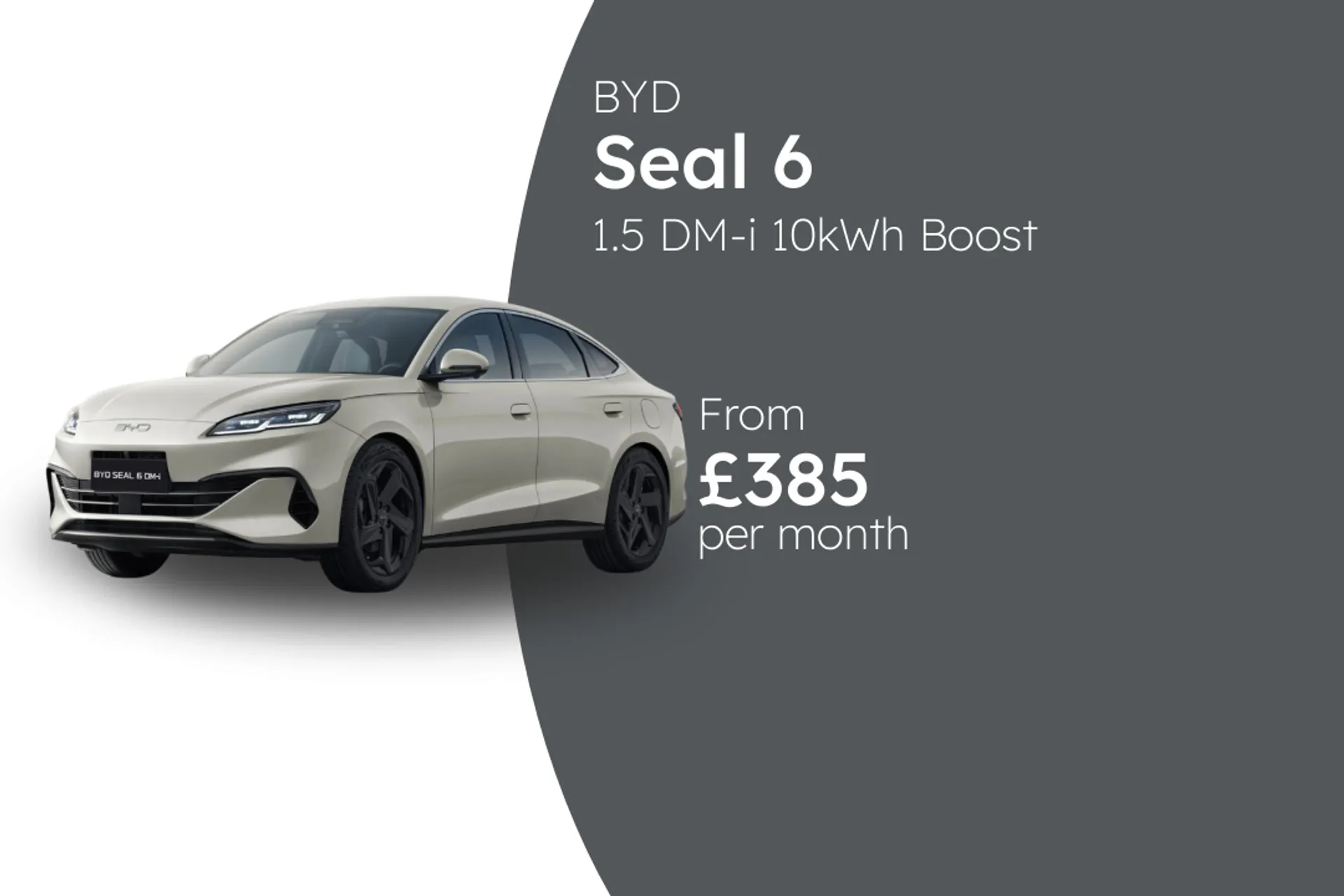 BYD 1.5 DM-i 10kWh Boost Saloon  Finance Offer From £385.00 Per Month  