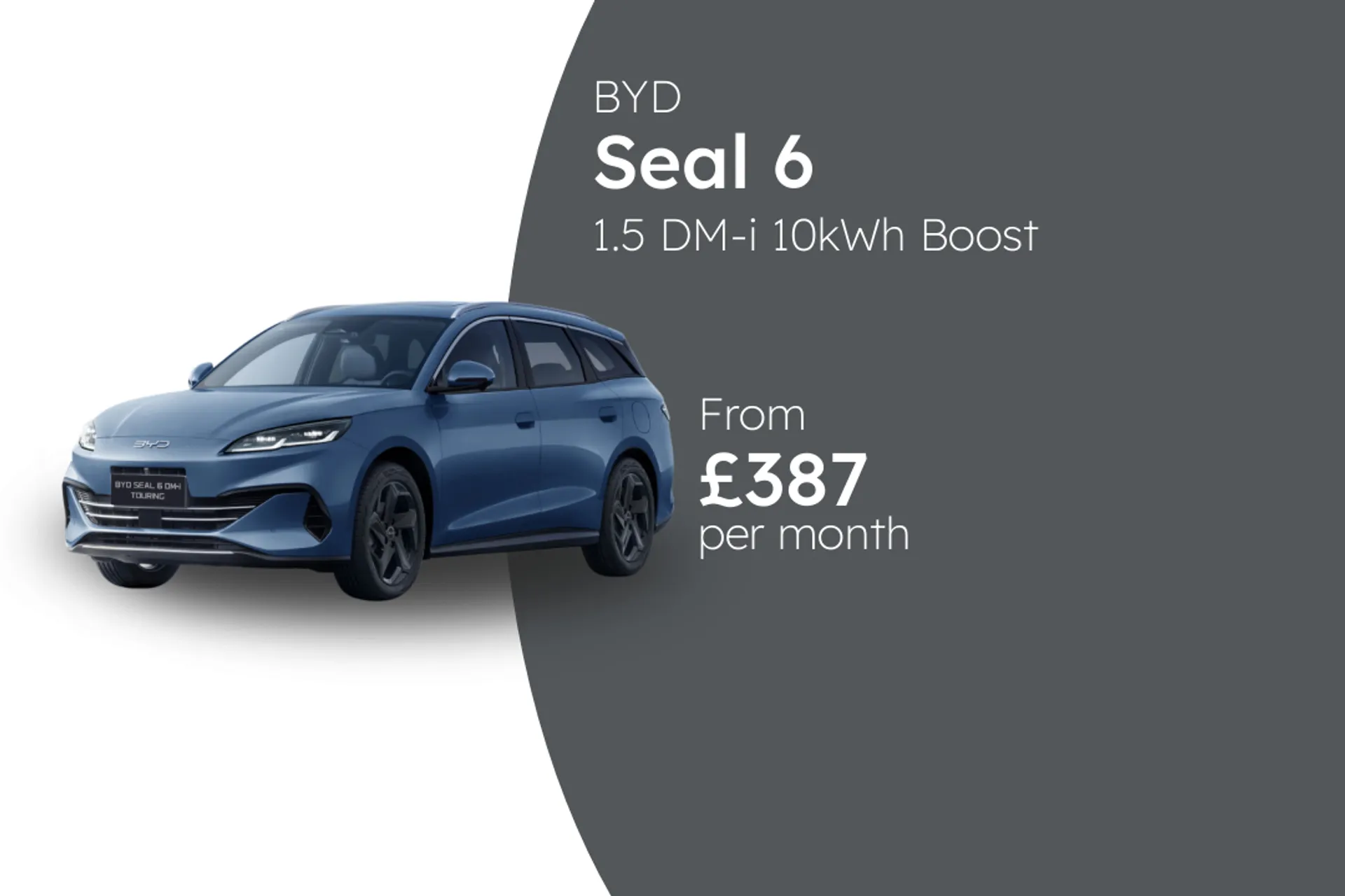 BYD 1.5 DM-i 10kWh Boost Estate  Finance Offer From £387.00 Per Month  