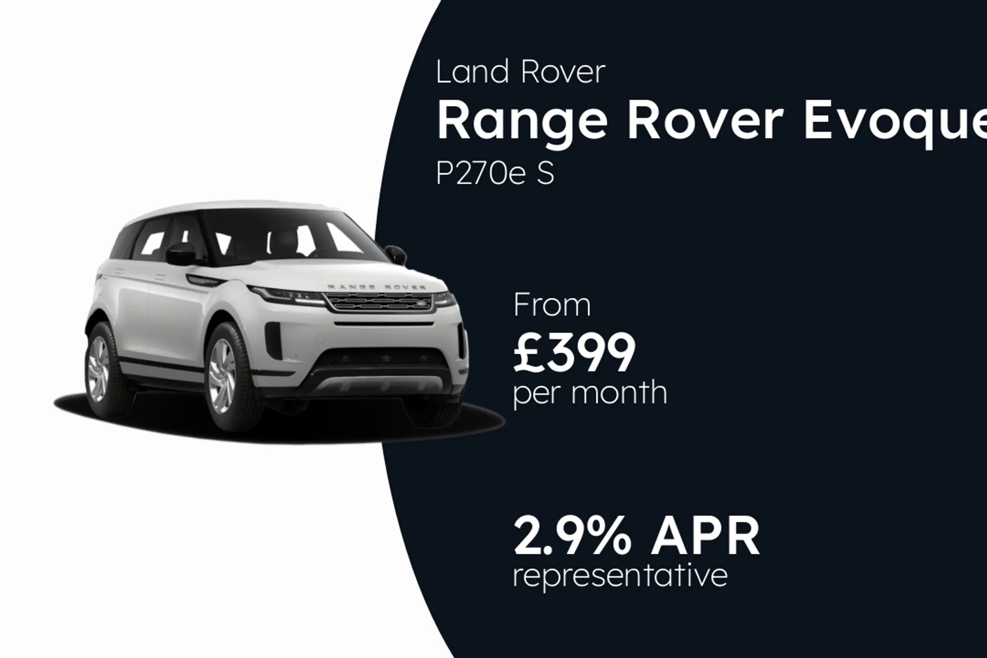 Land Rover P270e S PCP Finance Offer From £399.00 Per Month