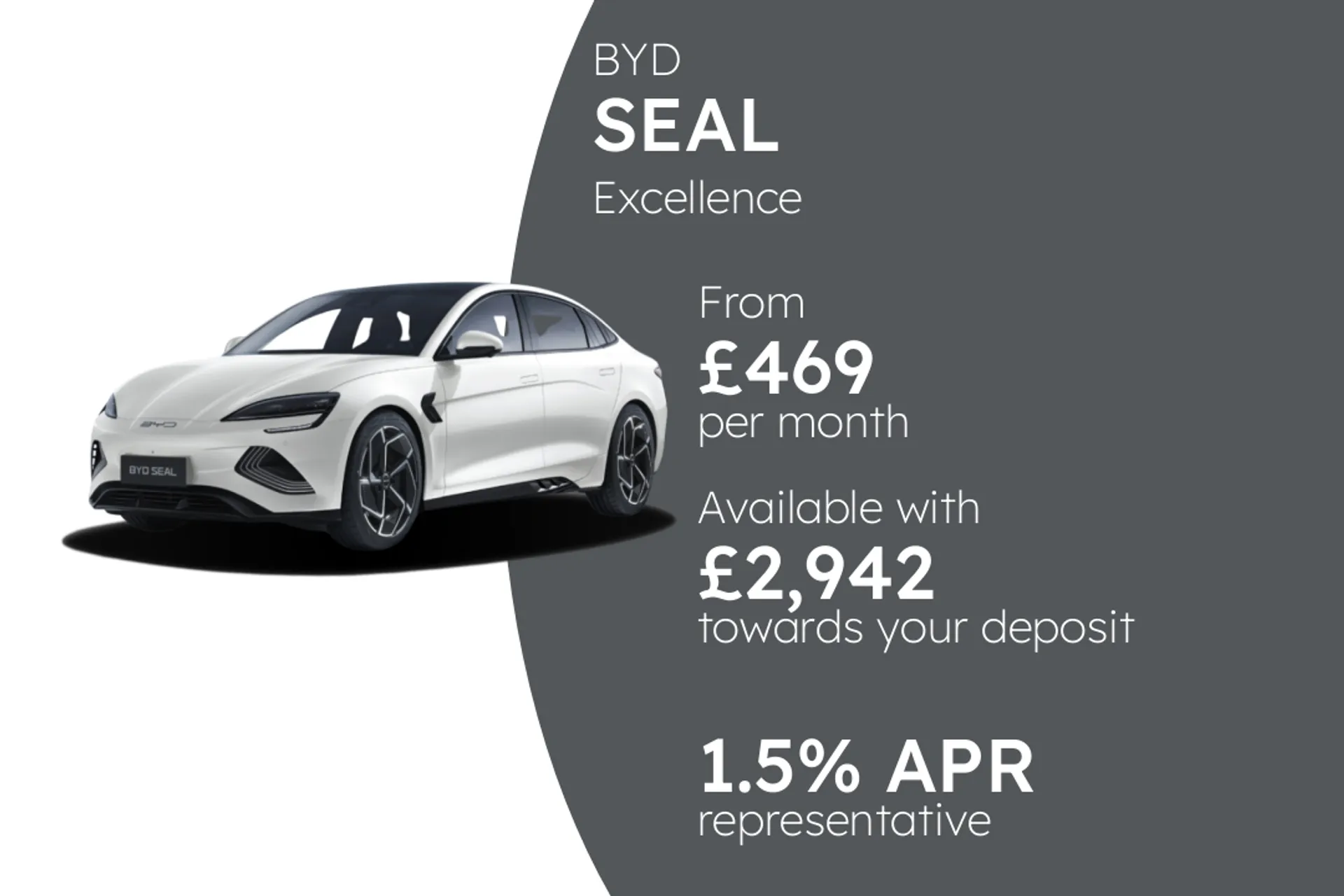 BYD Excellence PCP Finance Offer From £469.00 Per Month