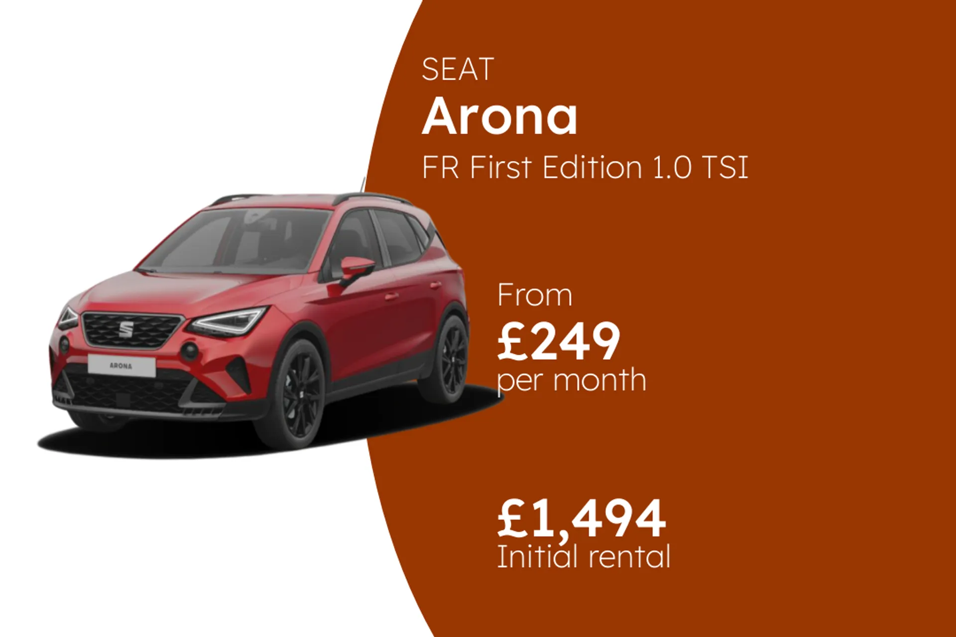 SEAT FR First Edition 1.0 TSI DSG-auto 115PS BCH Finance Offer From £249.00 Per Month