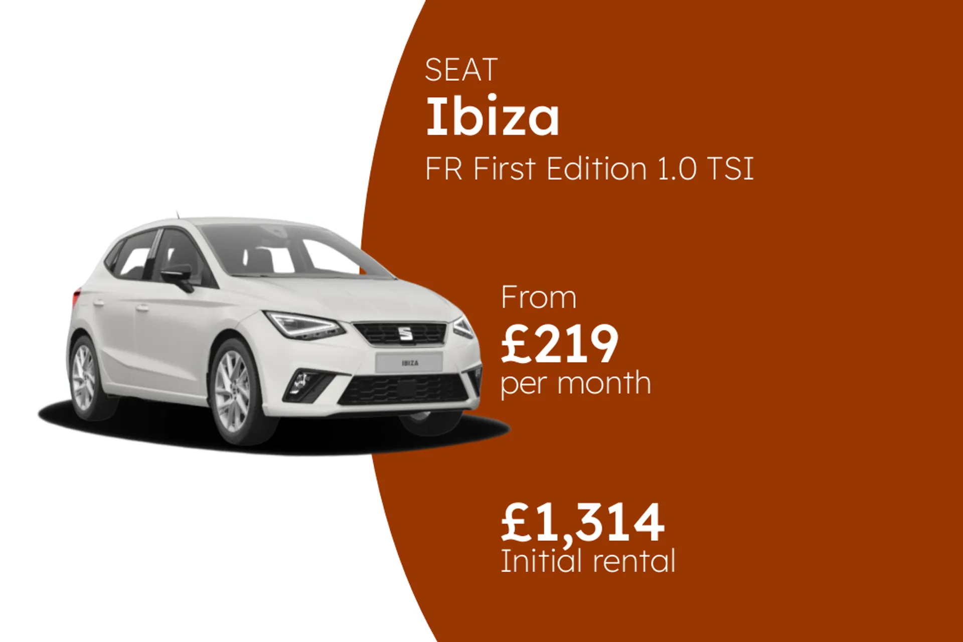 SEAT FR First Edition 1.0 TSI 115PS BCH Finance Offer From £219.00 Per Month