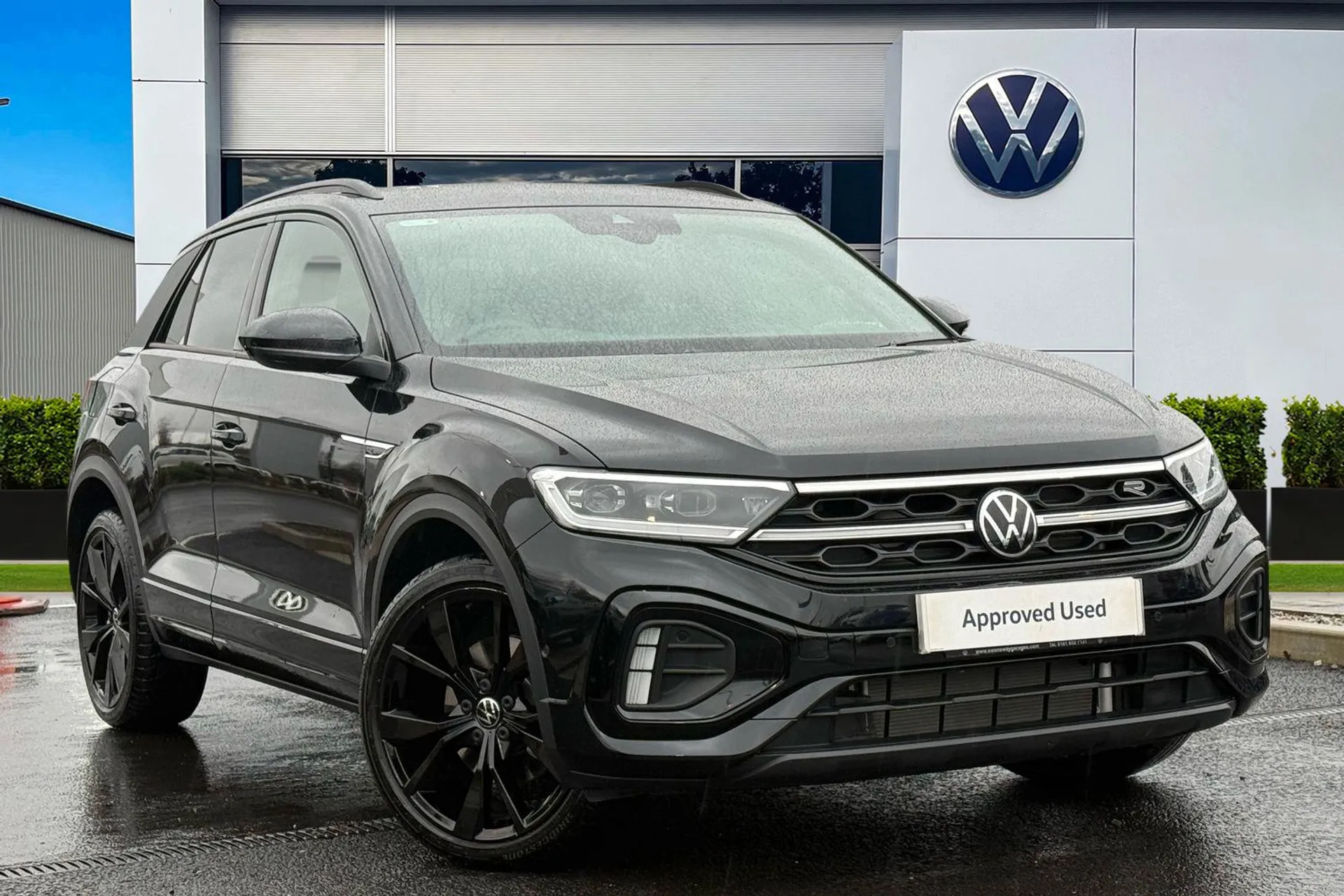 MV75UKO Volkswagen T-Roc 1.5 TSI Black Edition 5dr DSG **19' MISANO BLACK ALLOYS, REAR CAM** Image #1