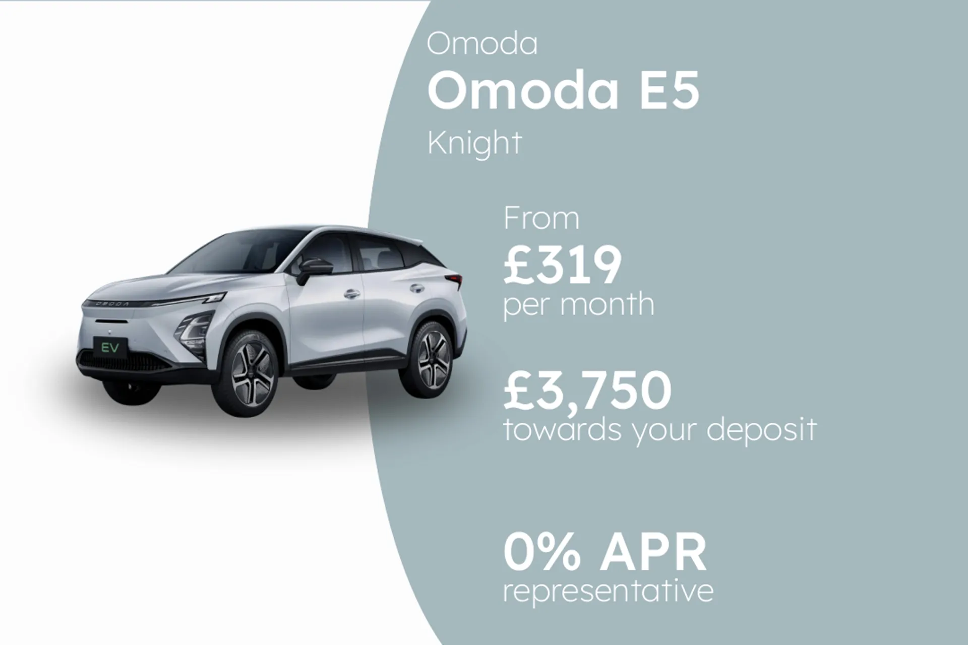 Omoda Knight PCP Finance Offer From £319.00 Per Month  