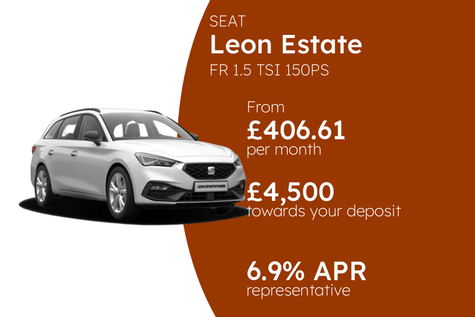 SEAT FR 1.5 TSI 150PS PCP Finance Offer From £406.61 Per Month