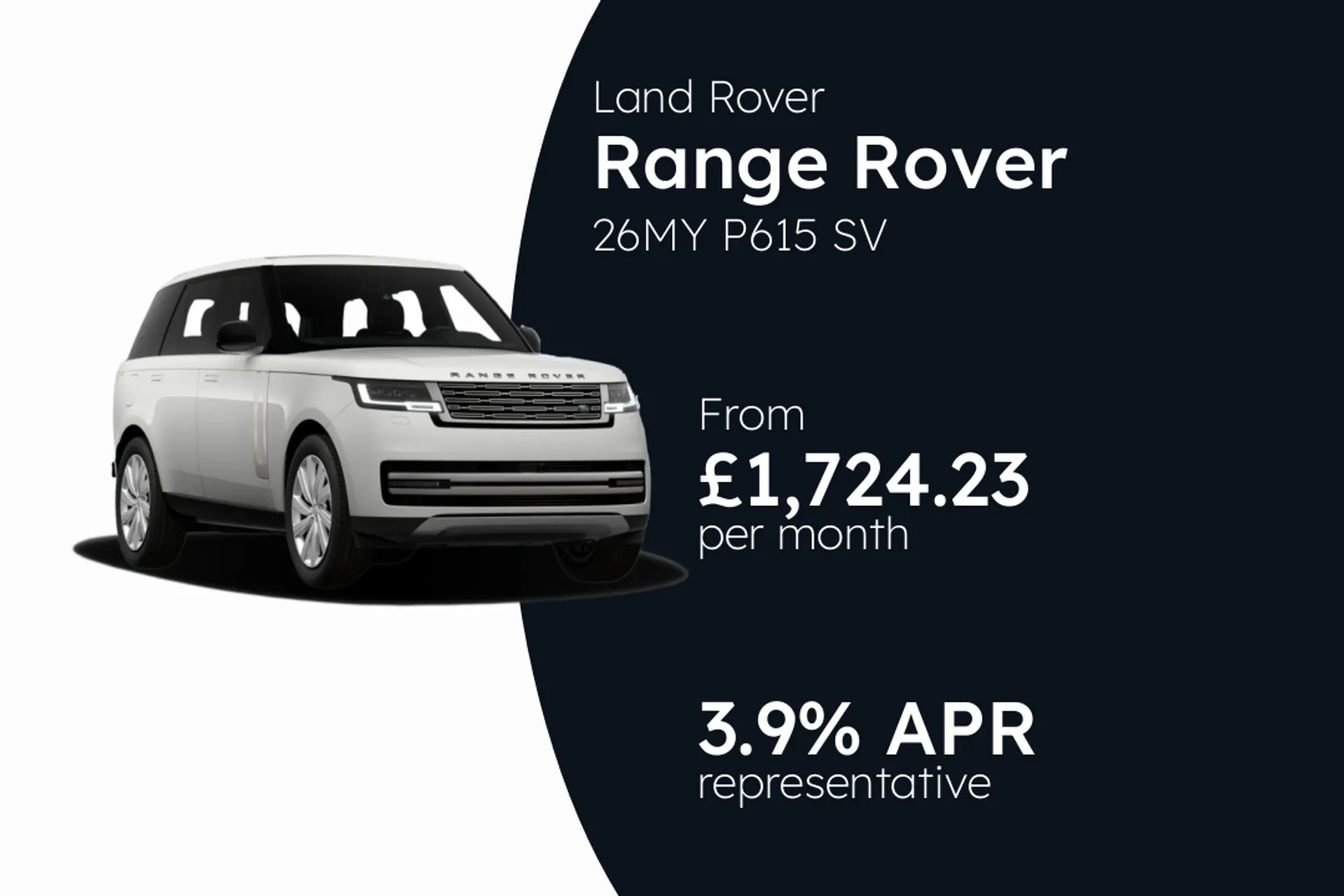 Land Rover 26MY P615 SV PCP Finance Offer From £1724.23 Per Month  