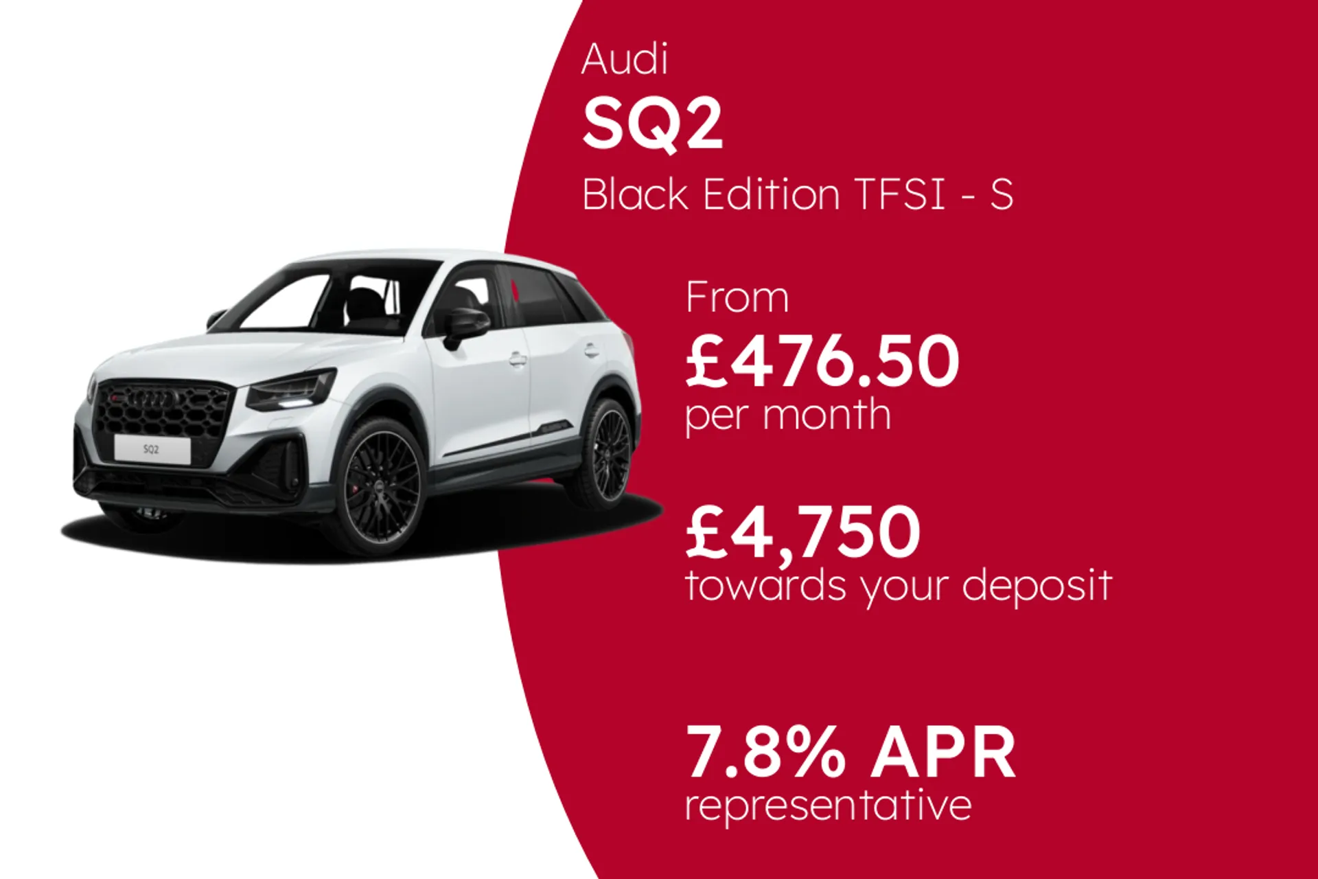 Audi Black Edition TFSI - S tronic PCP Finance Offer From £476.50 Per Month  