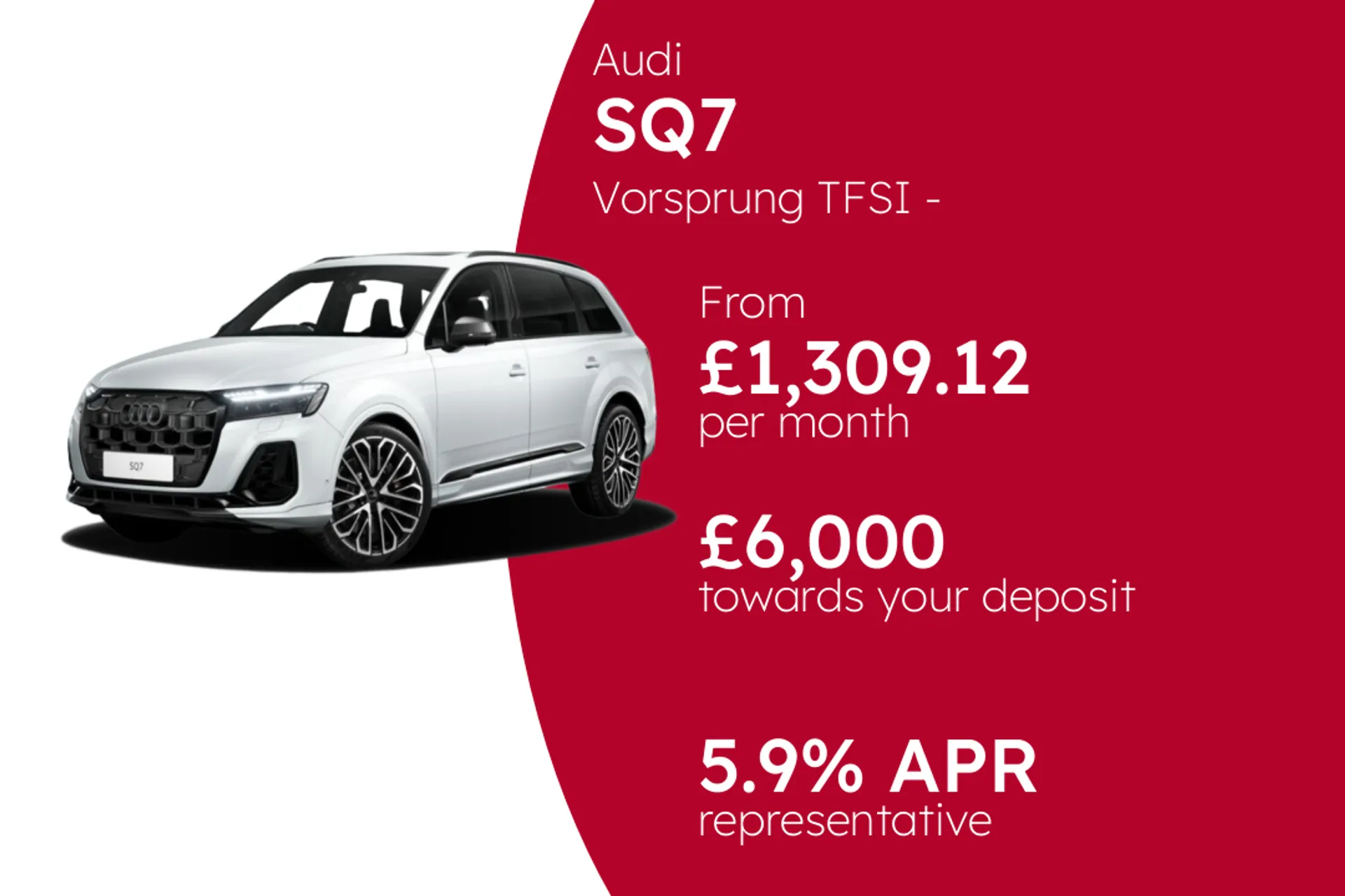 Audi Vorsprung TFSI - tiptronic PCP Finance Offer From £1309.12 Per Month  