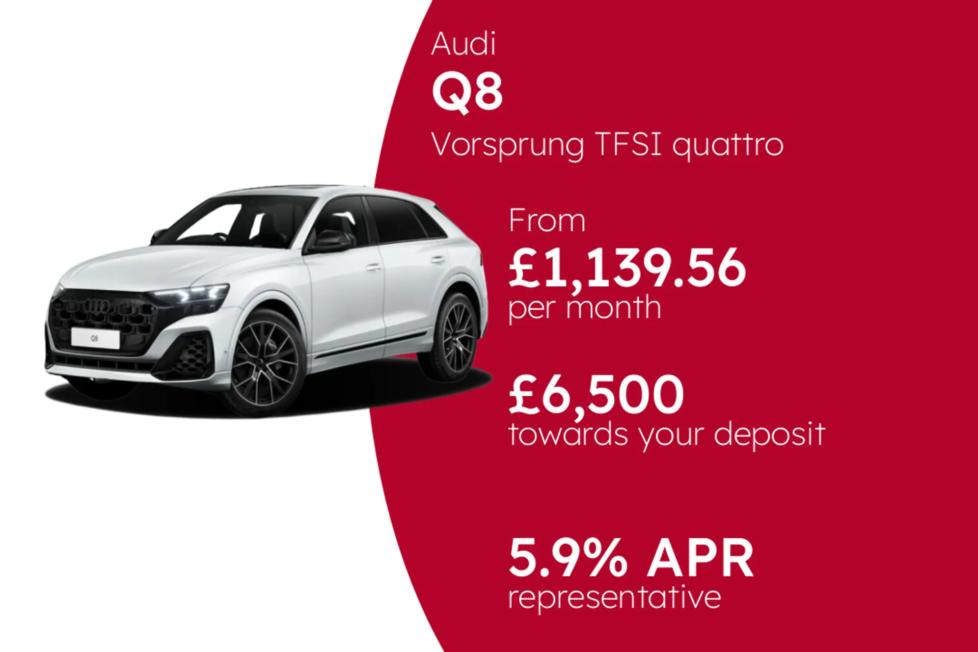Audi Vorsprung TFSI quattro 340 PS S Tronic PCP Finance Offer From £1139.56 Per Month  