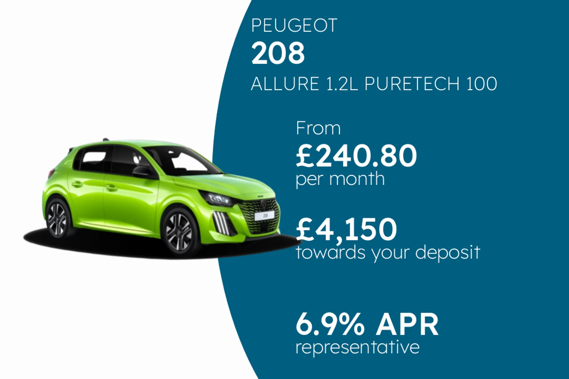 PEUGEOT ALLURE 1.2L PURETECH 100 S&S PCP Finance Offer From £240.80 Per Month 6.90%