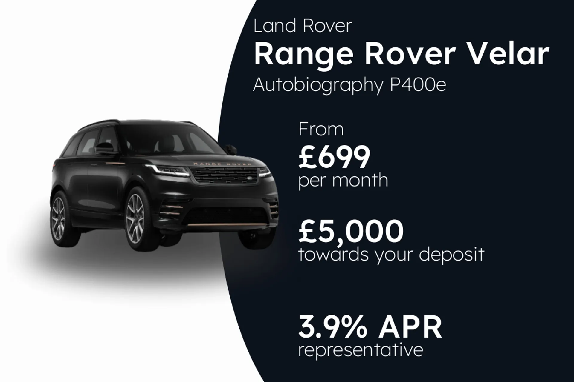 Land Rover Autobiography P400e Petrol Plug-in Electric Hybrid  PCP Finance Offer From £699.00 Per Month  