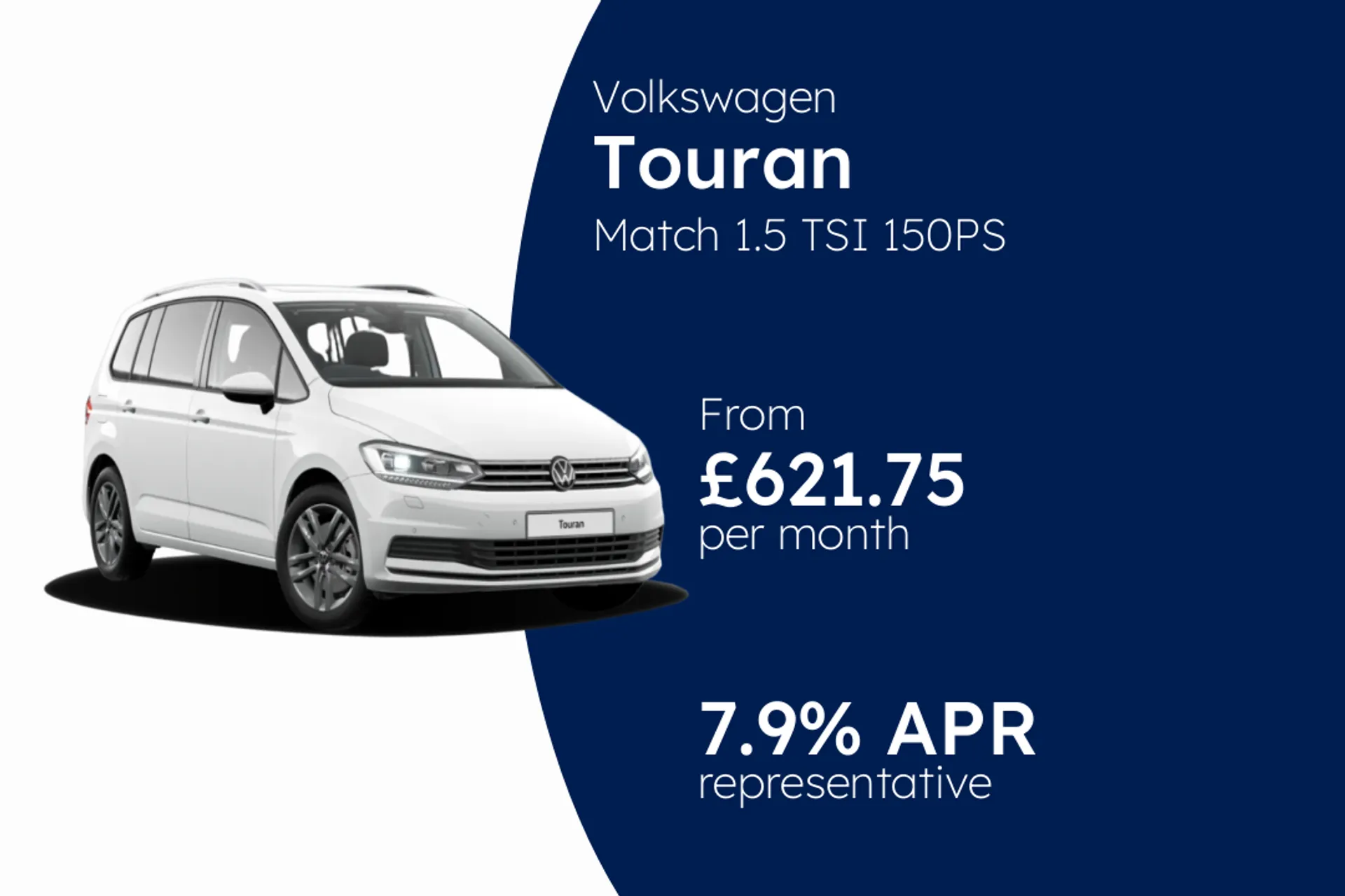 Volkswagen Match 1.5 TSI 150PS 7-speed Manual 5 door PCP Finance Offer From £621.75 Per Month  