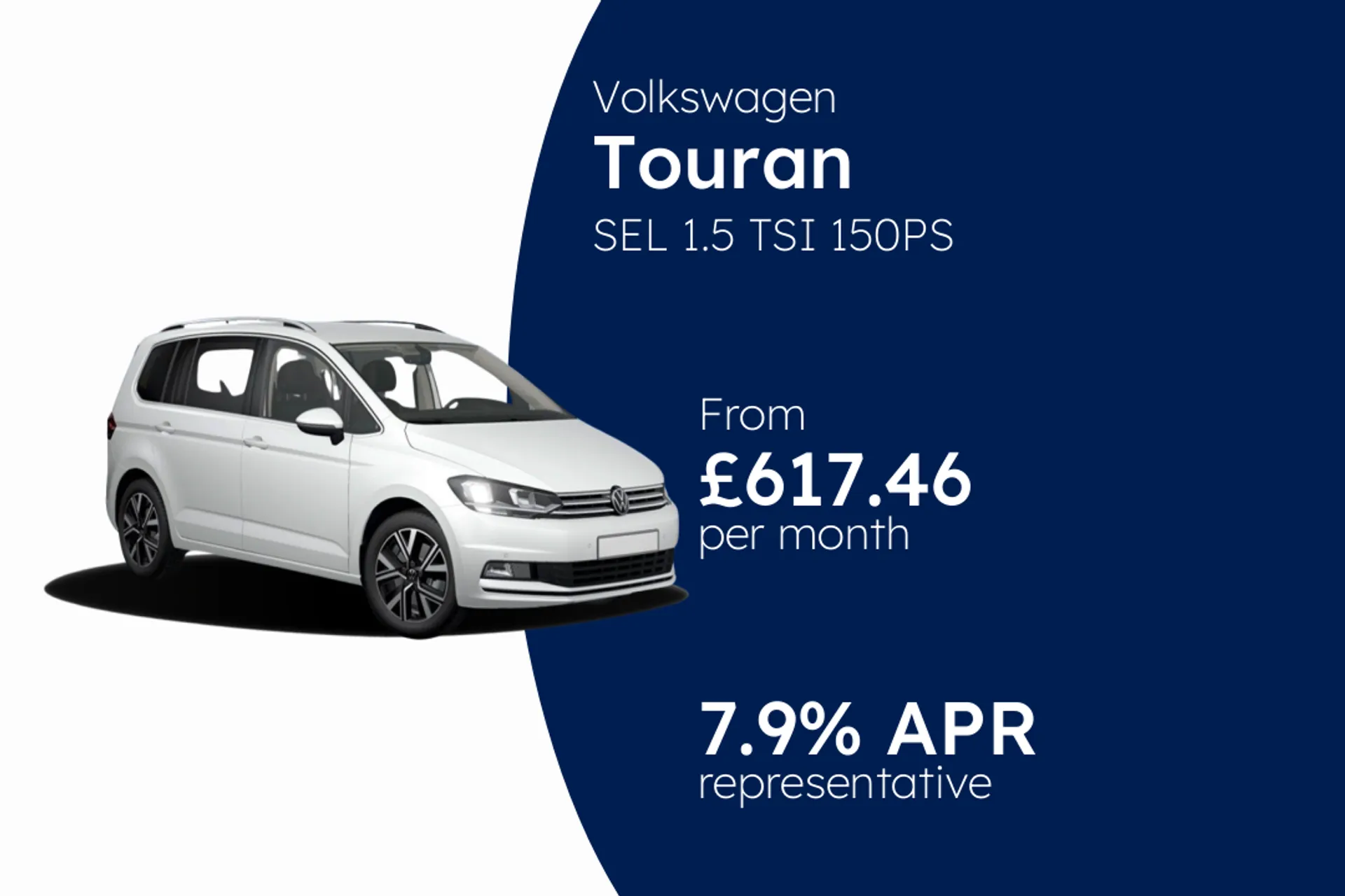 Volkswagen SEL 1.5 TSI 150PS 7-speed DSG 5 door PCP Finance Offer From £617.46 Per Month  