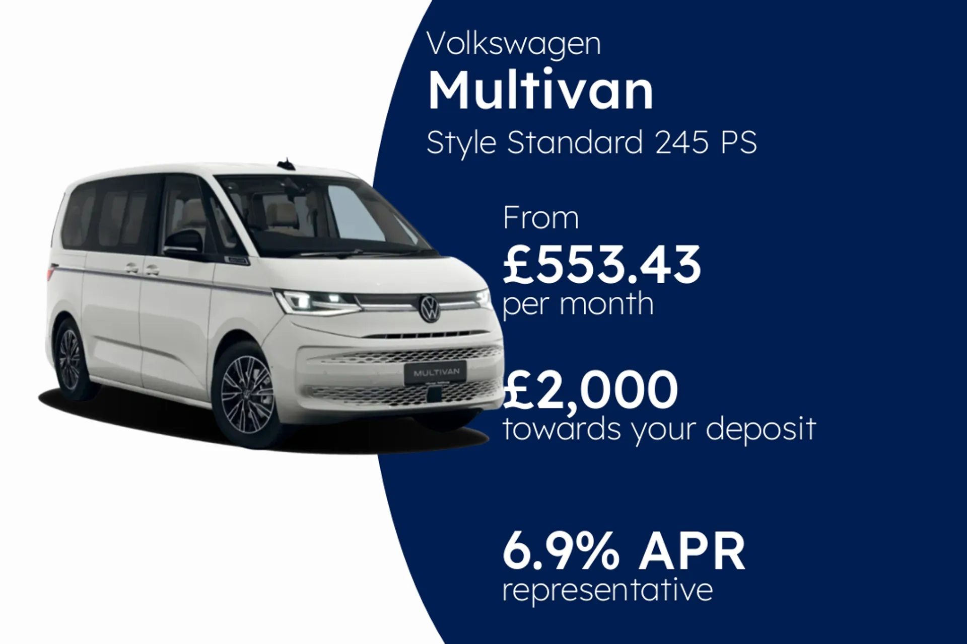 Volkswagen Style Standard 245 PS 1.5 eHybrid 6-Speed 4MOTION PCP Finance Offer From £553.43 Per Month  