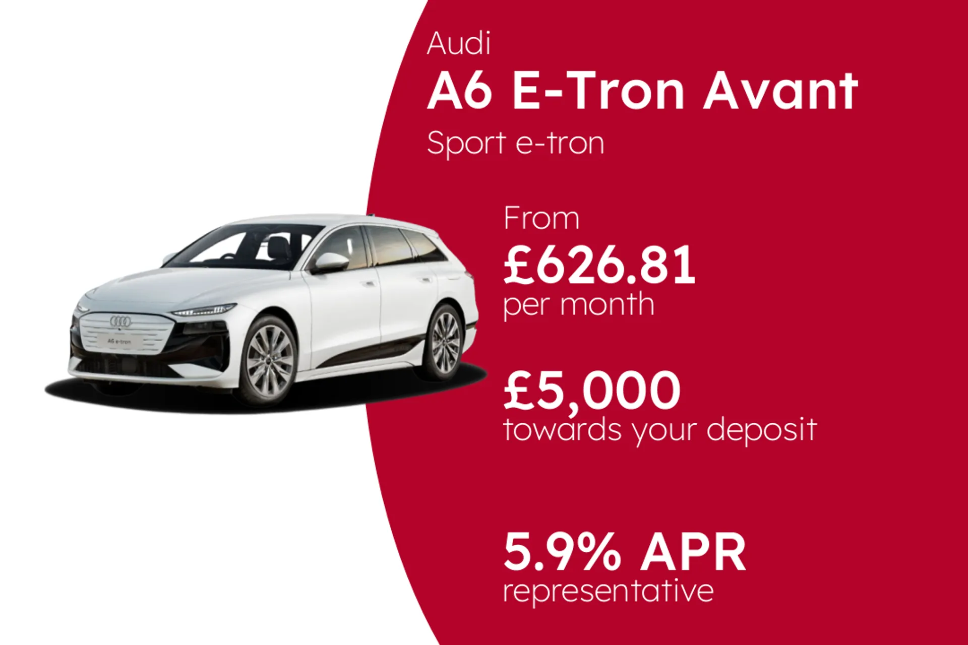 Audi Sport e-tron PCP Finance Offer From £626.81 Per Month