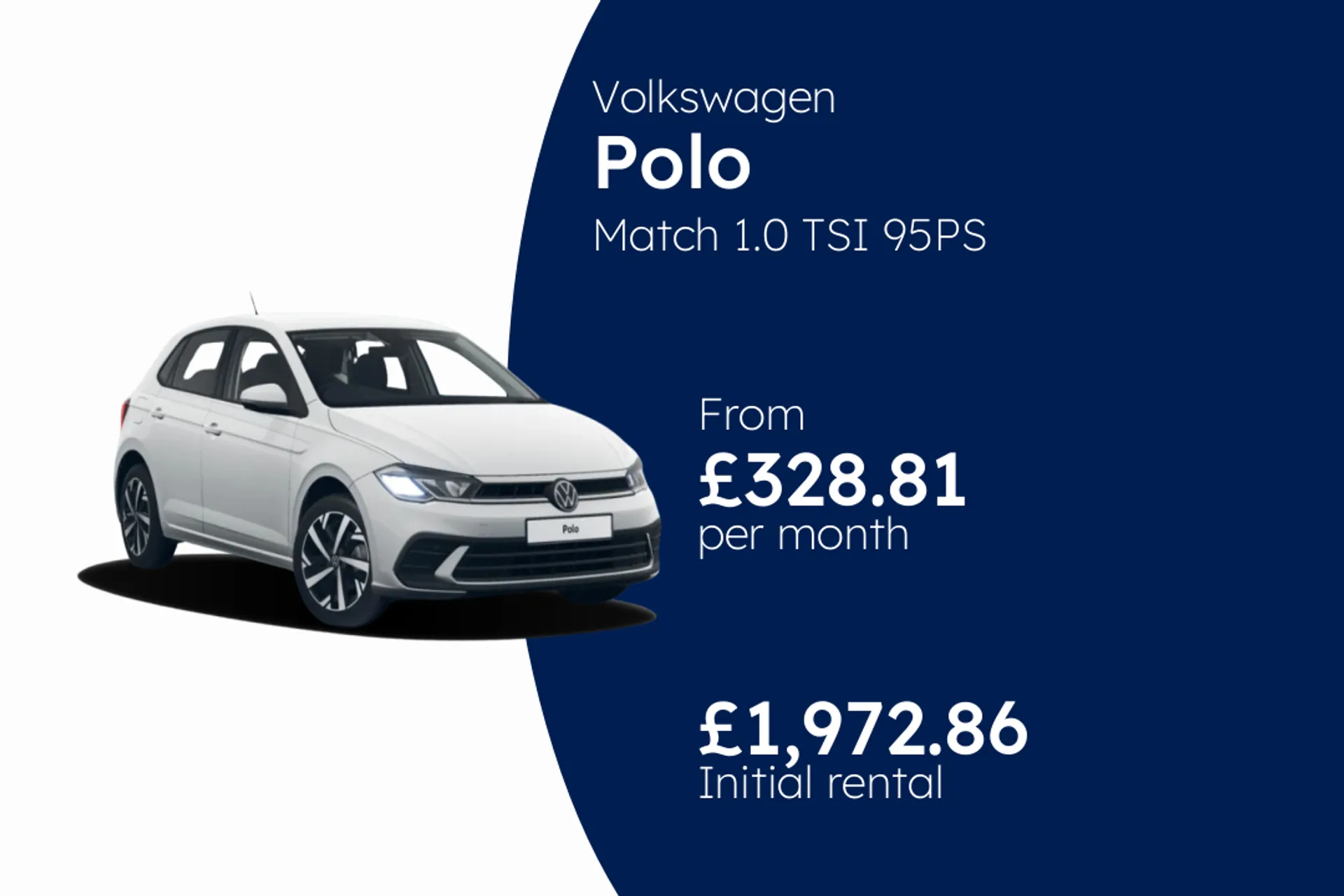 Volkswagen Match 1.0 TSI 95PS 5-speed Manual 5 Door BCH Finance Offer From £328.81 Per Month
