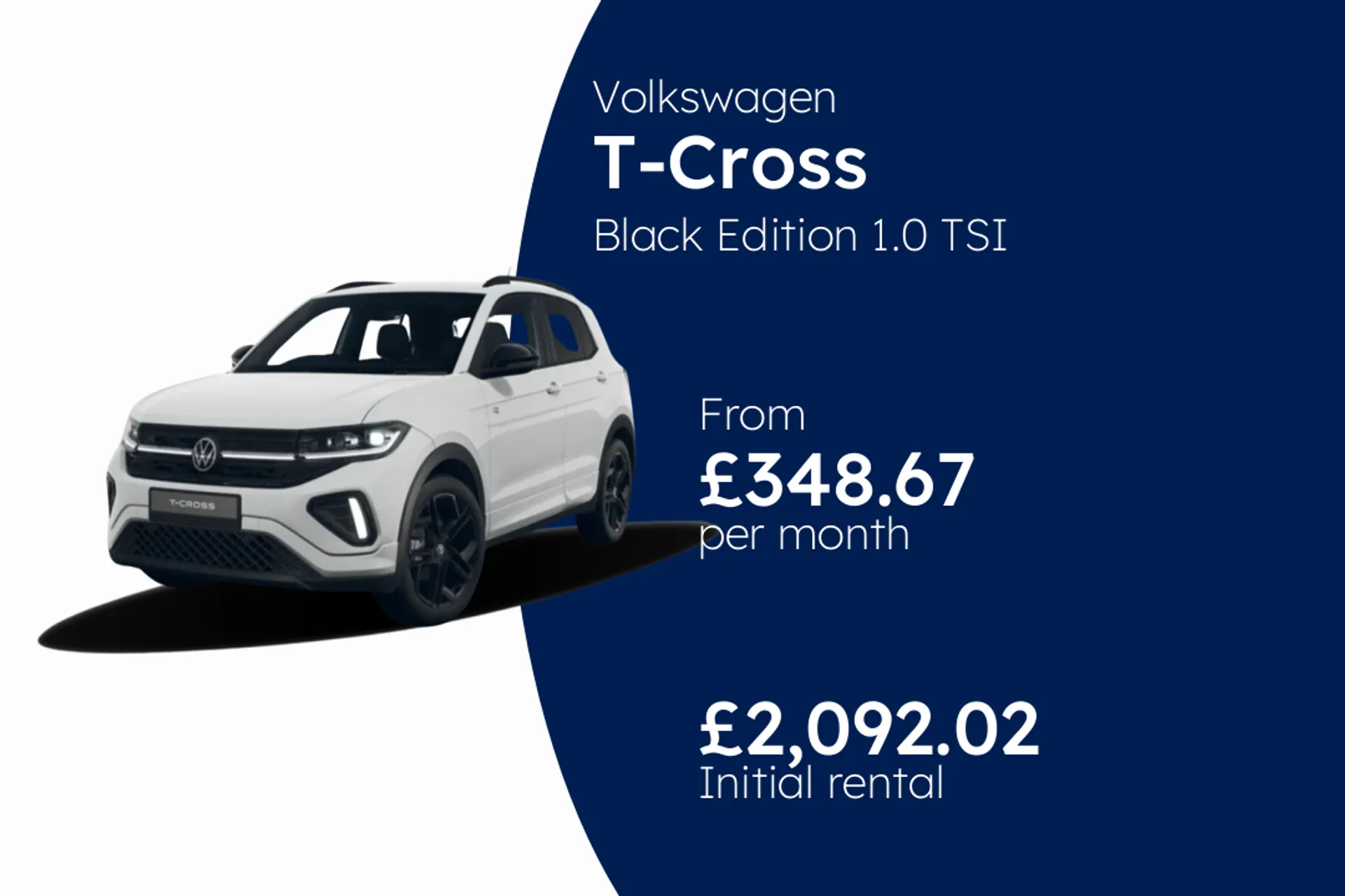 Volkswagen Black Edition 1.0 TSI 115PS 7-speed Manual 5 Door BCH Finance Offer From £348.67 Per Month