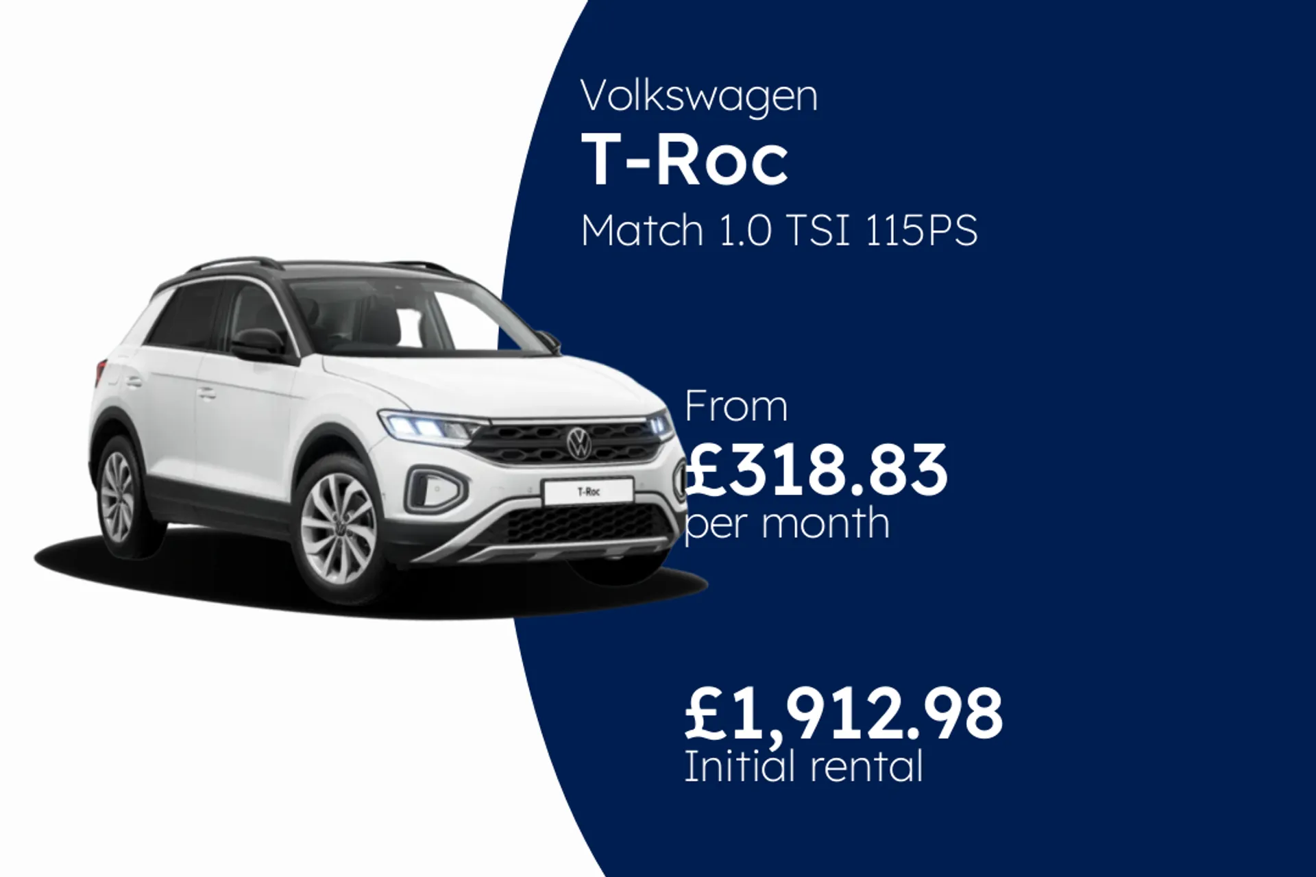 Volkswagen Match 1.0 TSI 115PS 6-speed Manual 5 Door BCH Finance Offer From £318.83 Per Month  