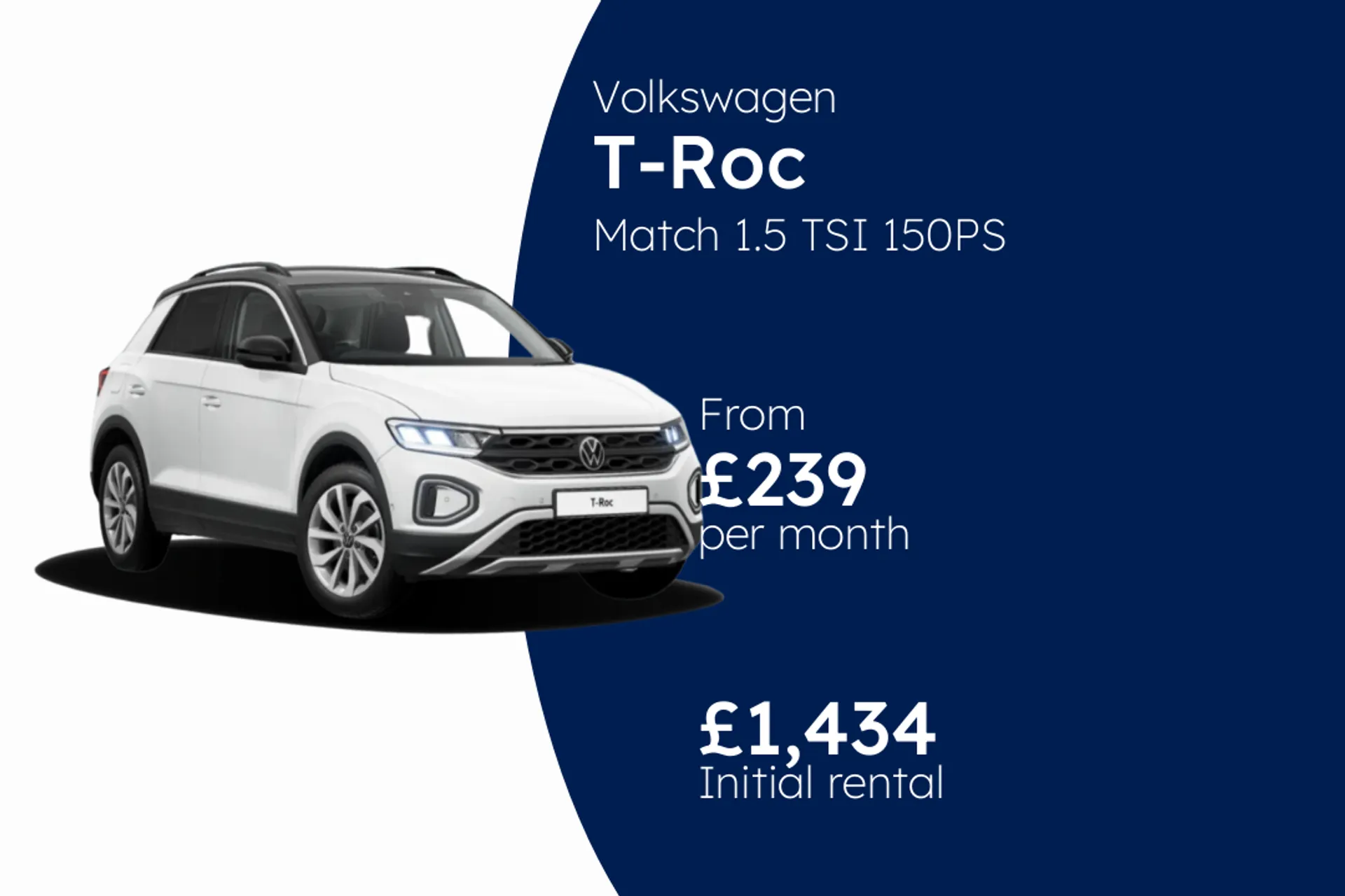 Volkswagen Match 1.5 TSI 150PS 6-speed Manual 5 Door BCH Finance Offer From £239.00 Per Month  