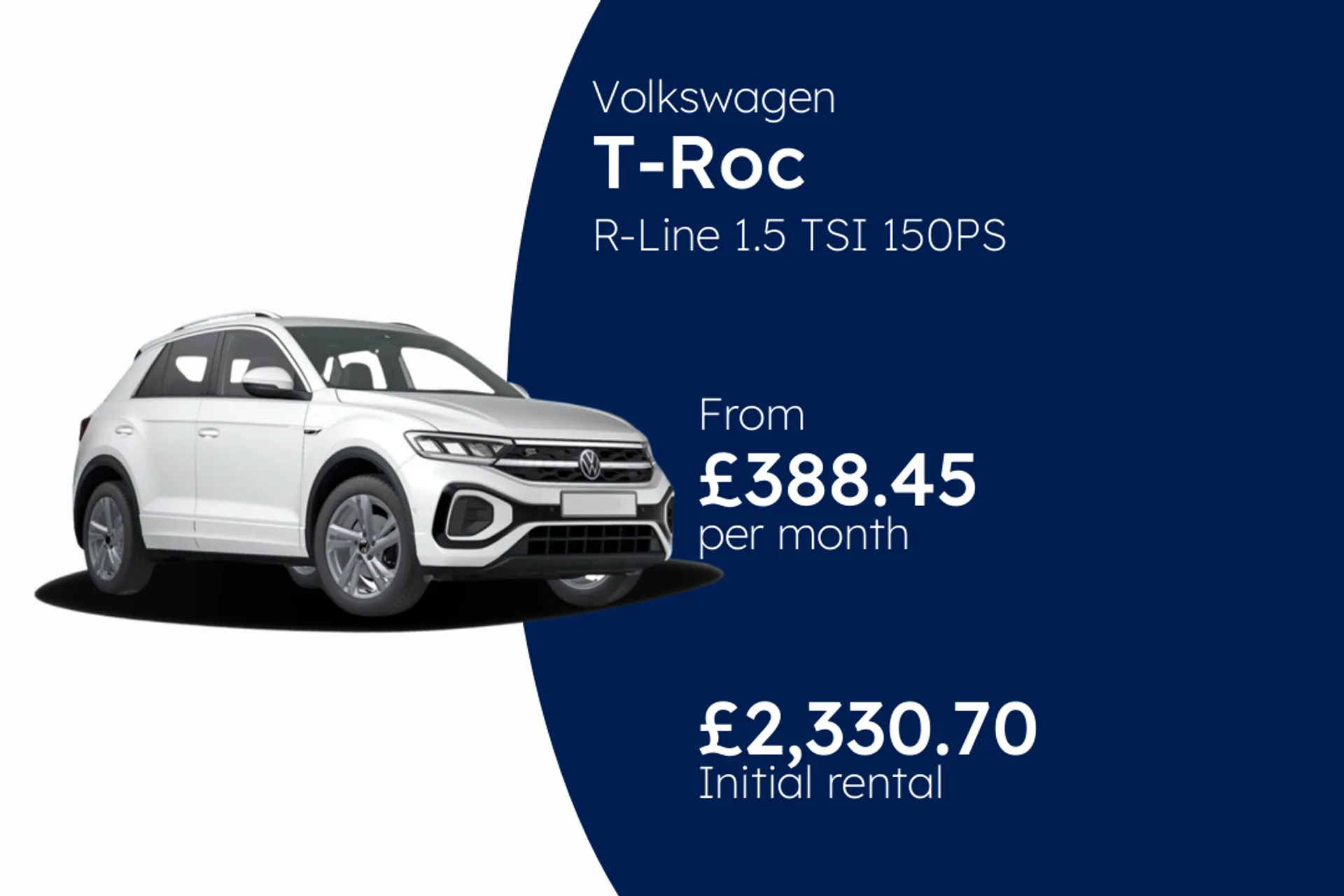 Volkswagen R-Line 1.5 TSI 150PS 6-speed Manual 5 Door BCH Finance Offer From £388.45 Per Month