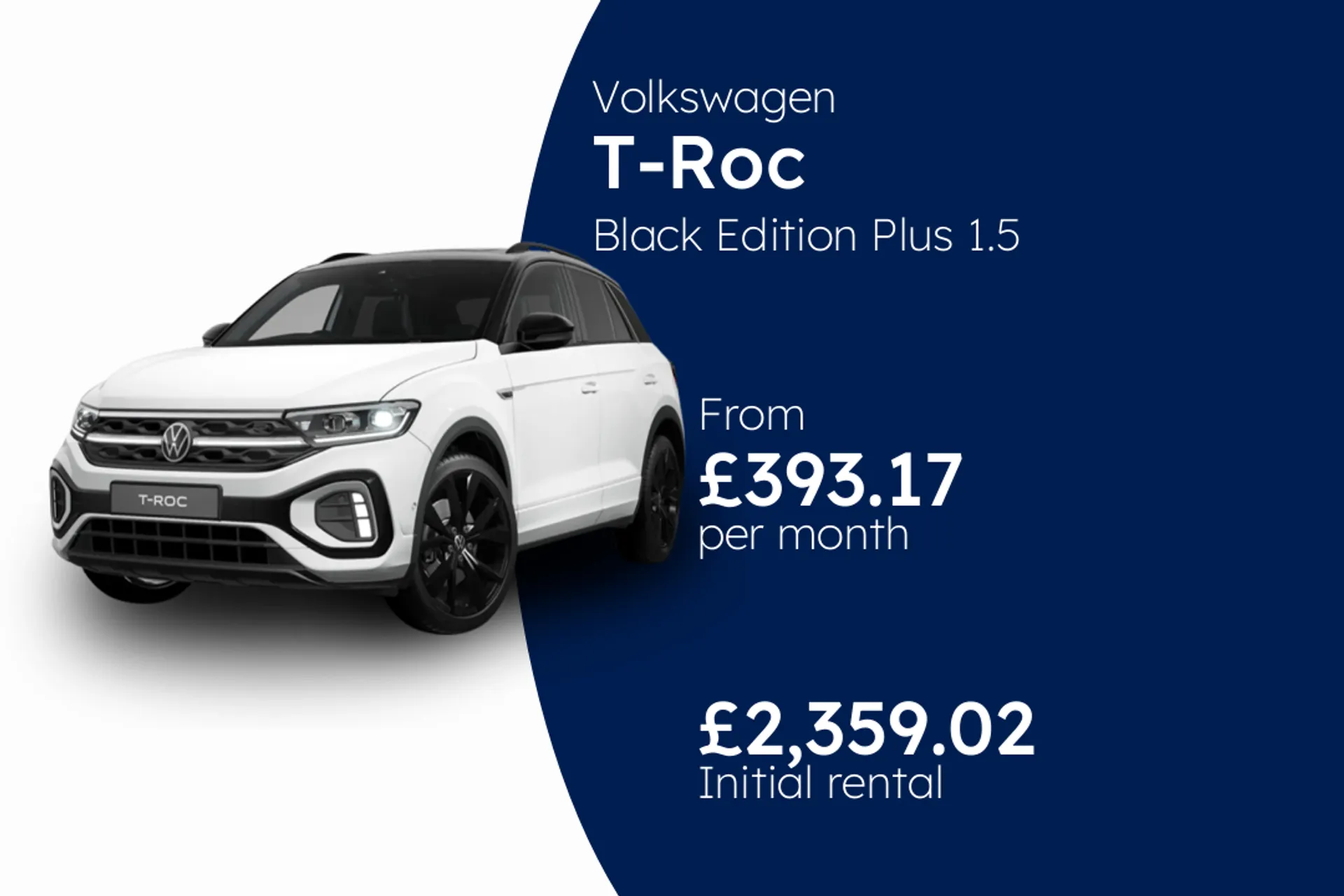 Volkswagen Black Edition Plus 1.5 TSI 150PS 7-Speed Manual 5 Door BCH Finance Offer From £393.17 Per Month  