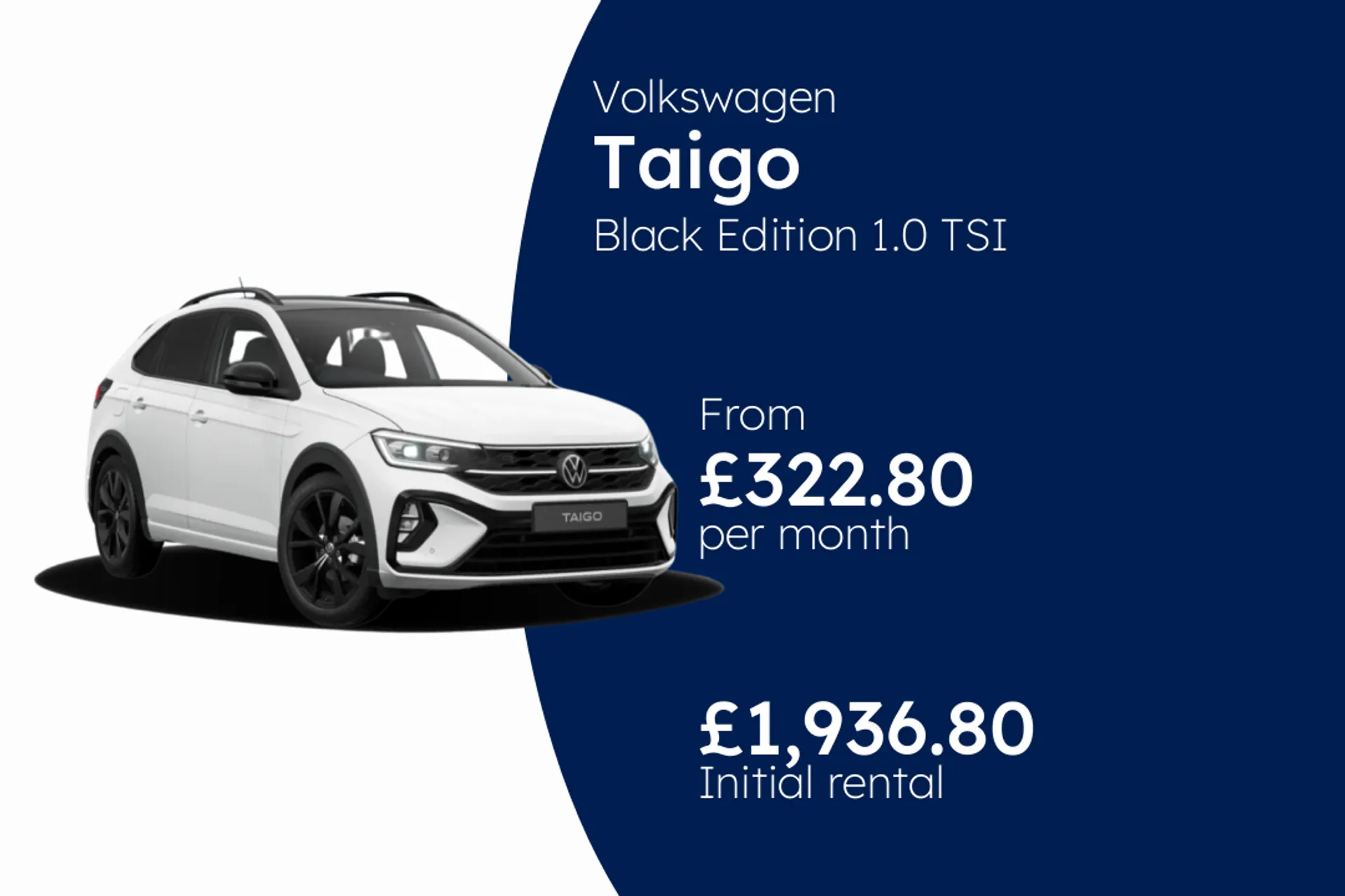 Volkswagen Black Edition 1.0 TSI 115PS 6-speed Manual 5 Door BCH  Finance Offer From £322.80 Per Month  