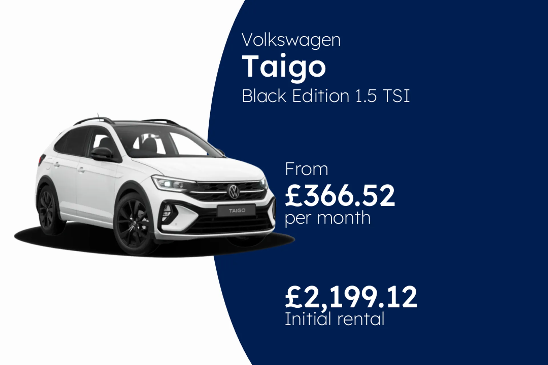 Volkswagen Black Edition 1.5 TSI 150PS 7-Speed DSG 5 Door BCH  Finance Offer From £366.52 Per Month  