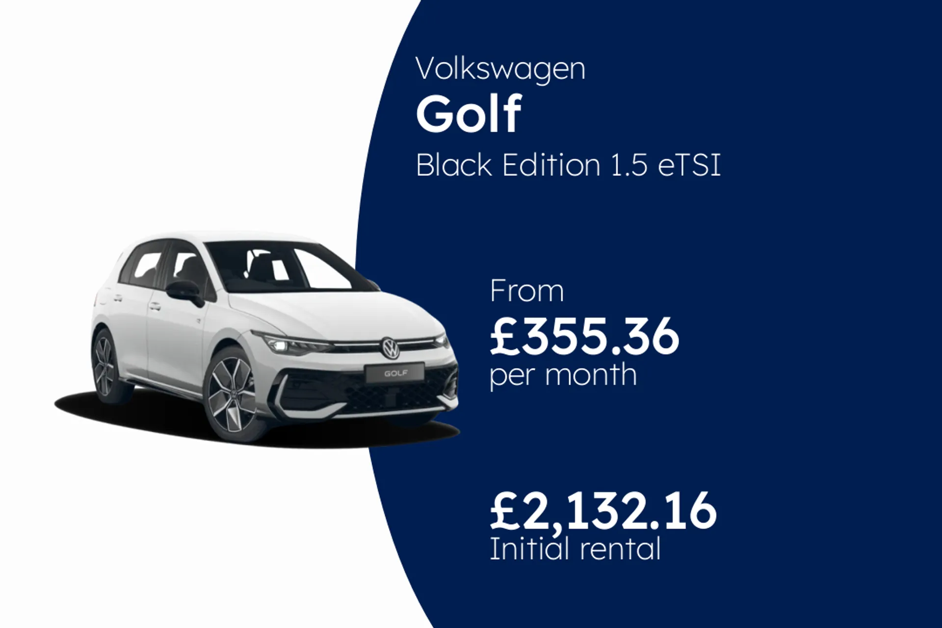 Volkswagen Black Edition 1.5 eTSI 150ps 7-Speed DSG 5 Door BCH Finance Offer From £355.36 Per Month  