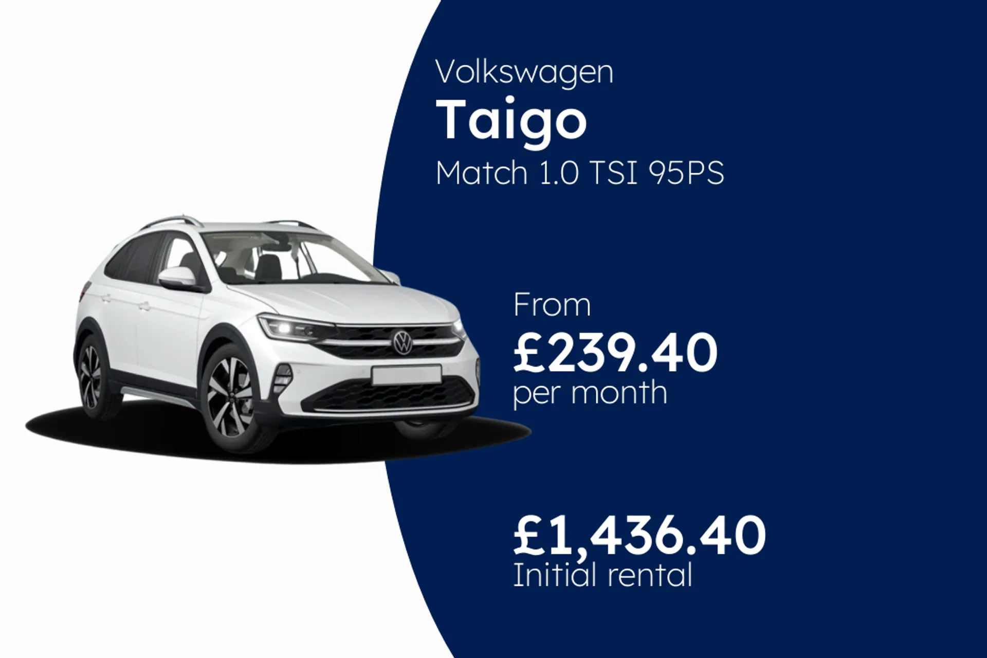 Volkswagen Match 1.0 TSI 95PS 5-speed Manual 5 Door BCH  Finance Offer From £239.40 Per Month  