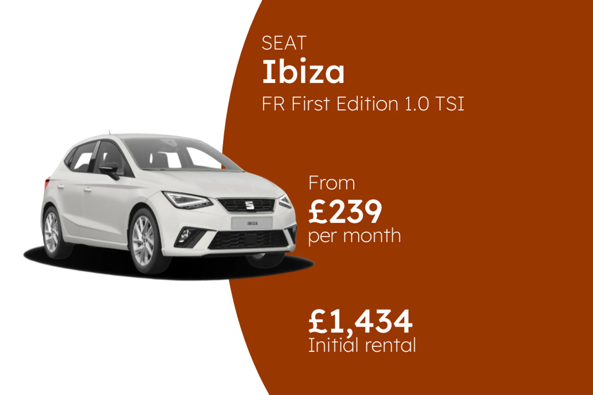 SEAT FR First Edition 1.0 TSI DSG-auto 115PS BCH Finance Offer From £239.00 Per Month  