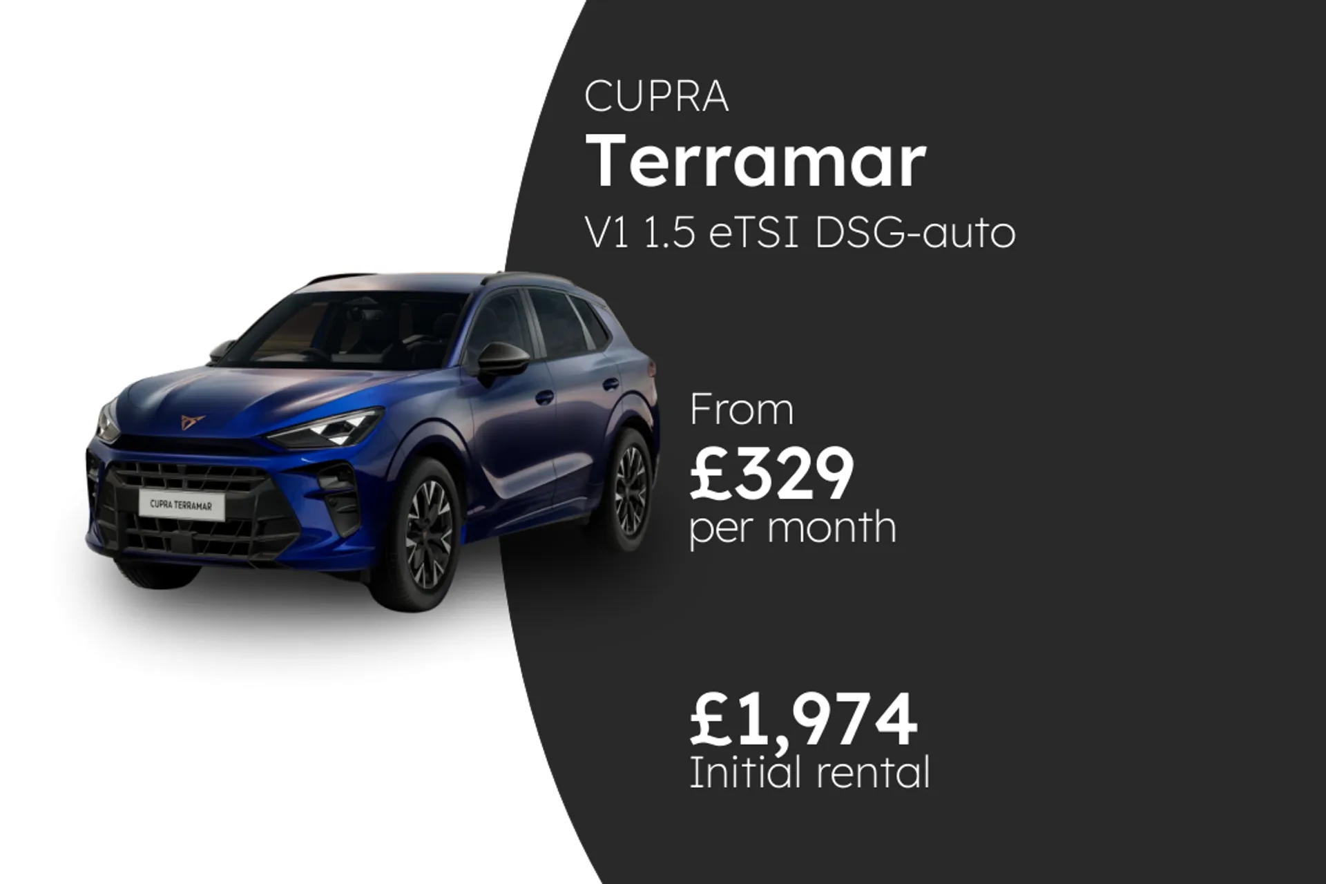 CUPRA V1 1.5 eTSI DSG-auto 150PS 2 BCH  Finance Offer From £329.00 Per Month  