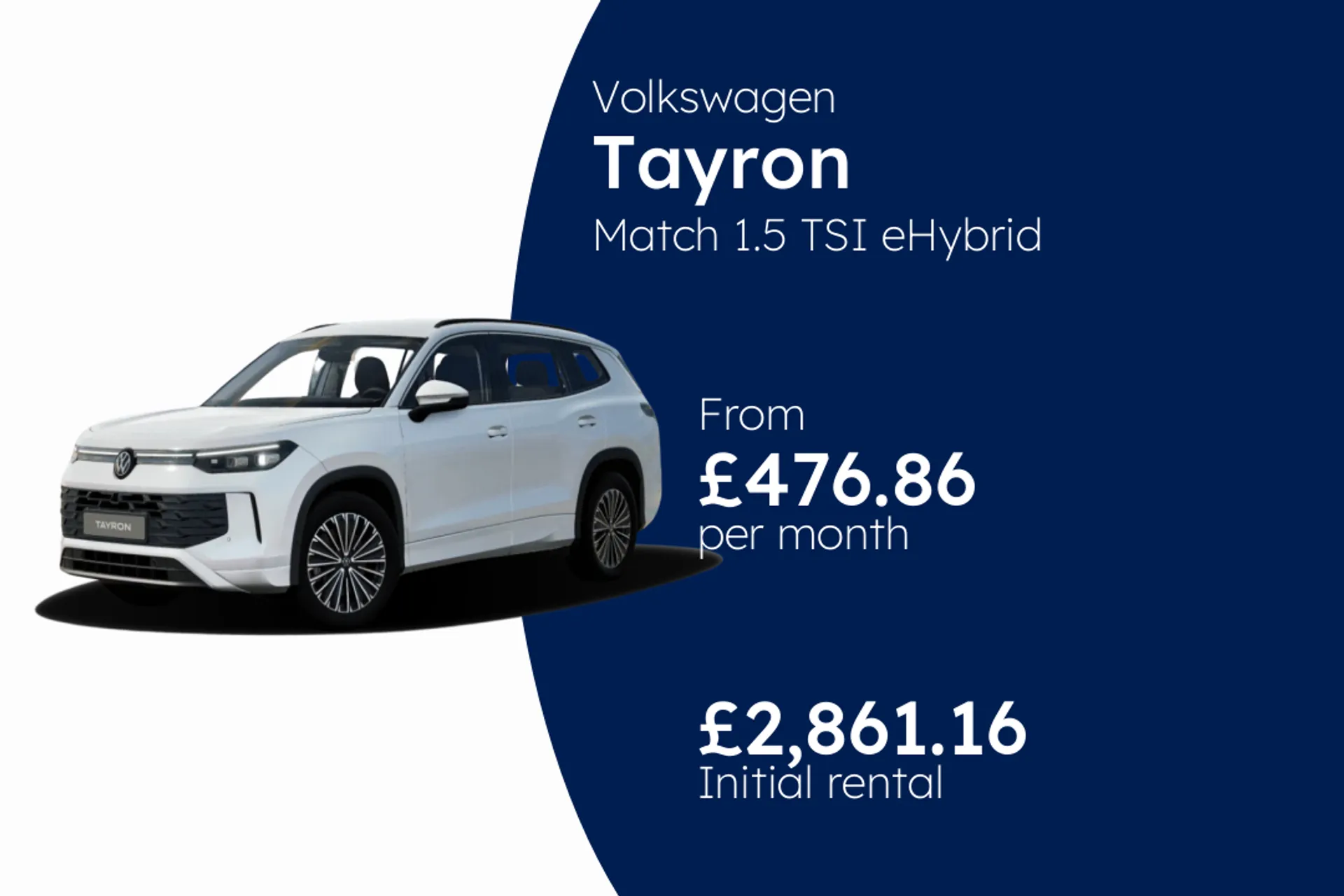 Volkswagen Match 1.5 TSI eHybrid 204PS 6-Speed DSG 5 Door BCH Finance Offer From £476.86 Per Month  