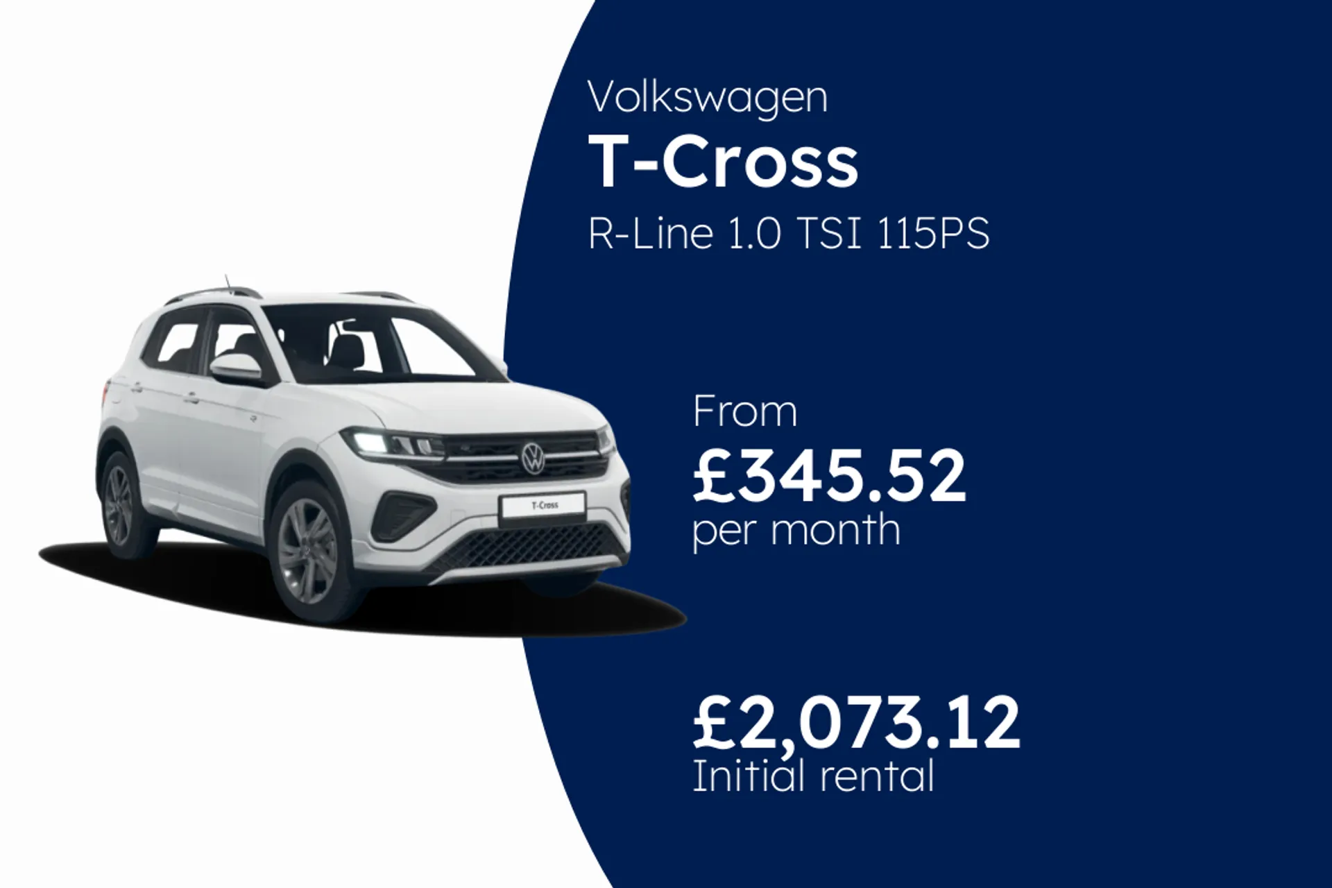 Volkswagen R-Line 1.0 TSI 115PS 7-speed DSG 5 Door BCH Finance Offer From £345.52 Per Month  