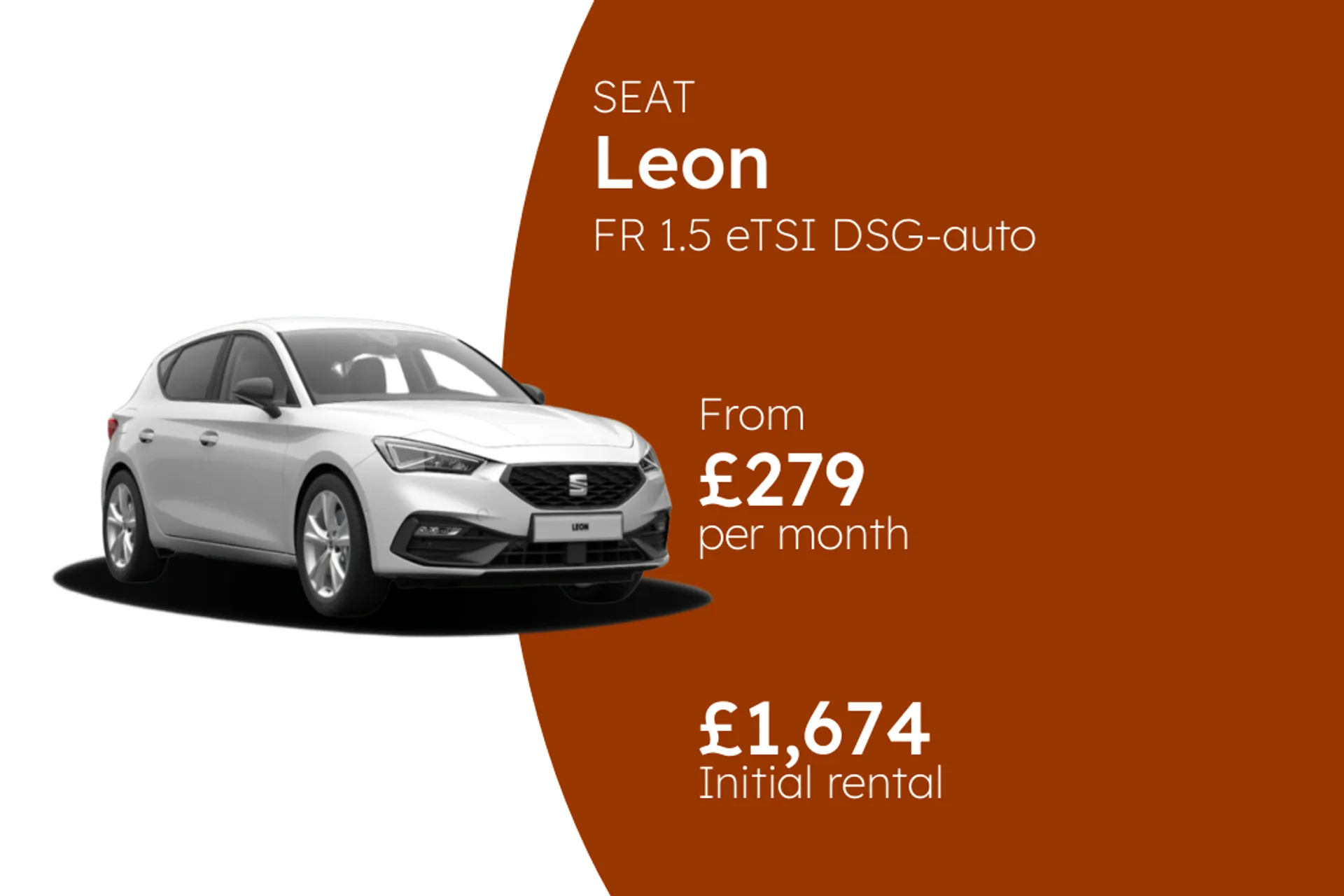 SEAT FR 1.5 eTSI DSG-auto 150PS 1 BCH Finance Offer From £279.00 Per Month  