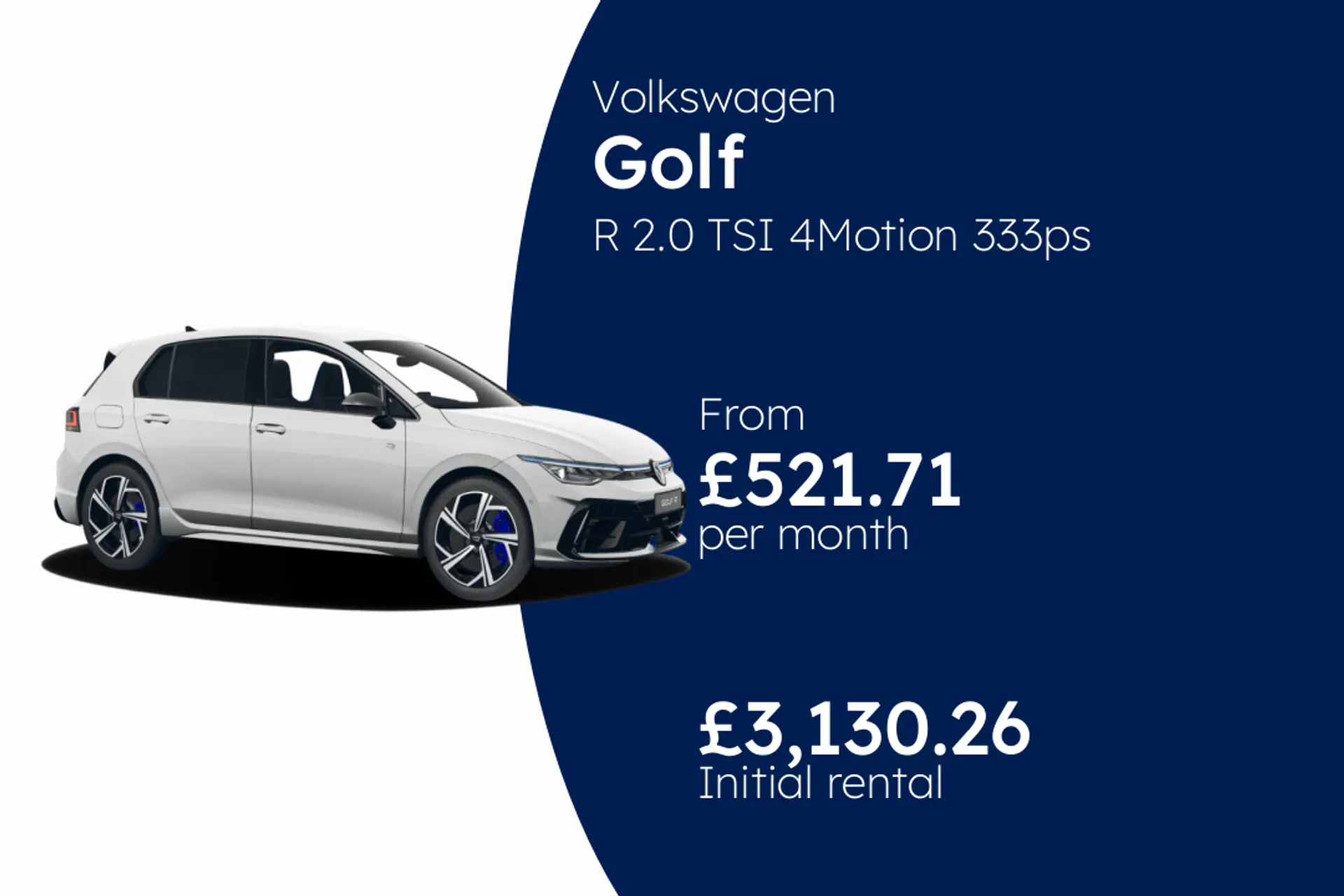 Volkswagen R 2.0 TSI 4Motion 333ps 7-Speed DSG 5 Door BCH Finance Offer From £521.71 Per Month  