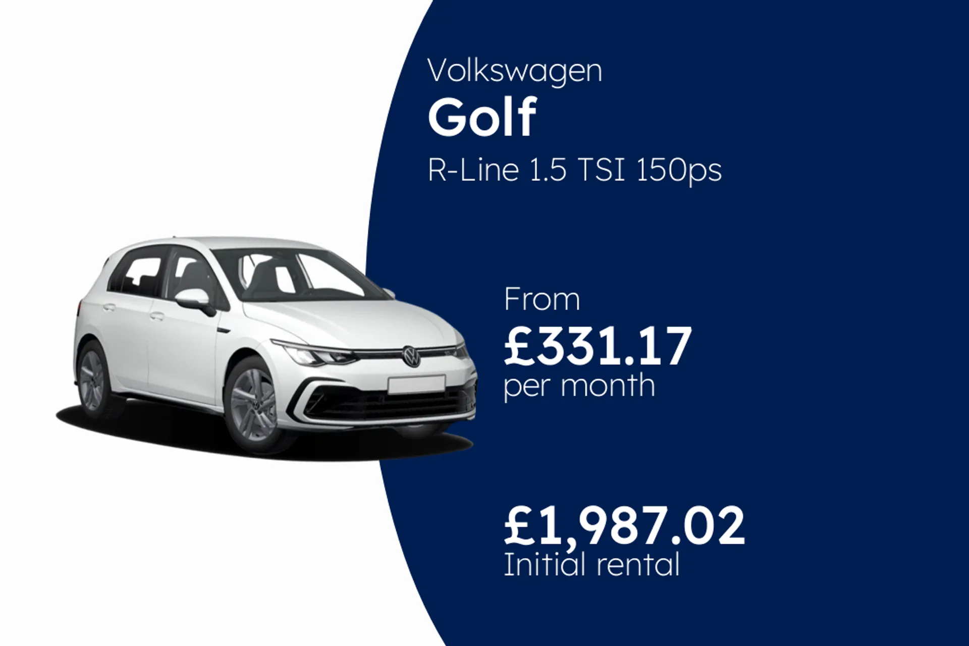 Volkswagen R-Line 1.5 TSI 150ps 6-Speed Manual 5 Door BCH Finance Offer From £331.17 Per Month  