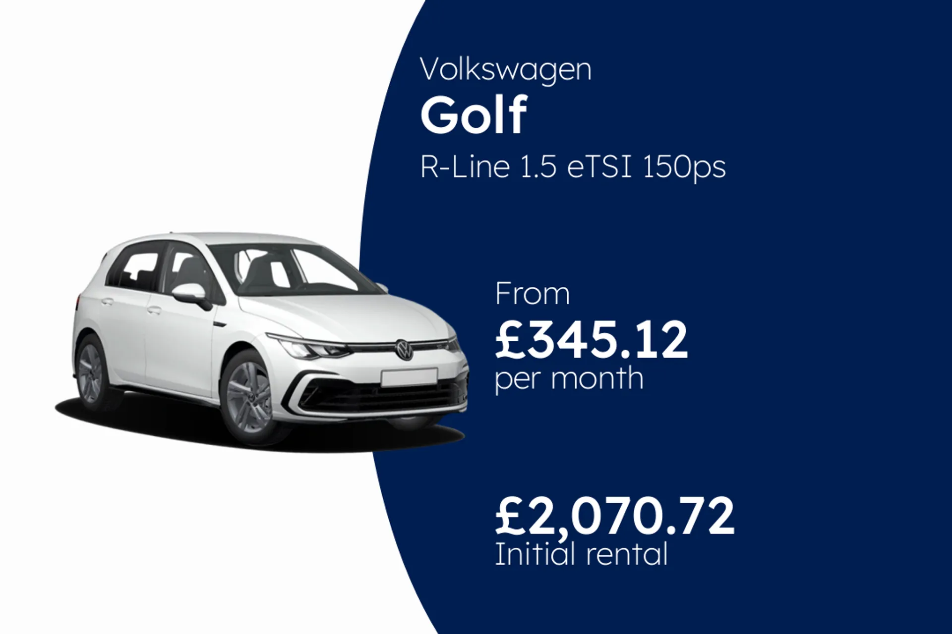 Volkswagen R-Line 1.5 eTSI 150ps 7-Speed DSG 5 Door BCH Finance Offer From £345.12 Per Month  