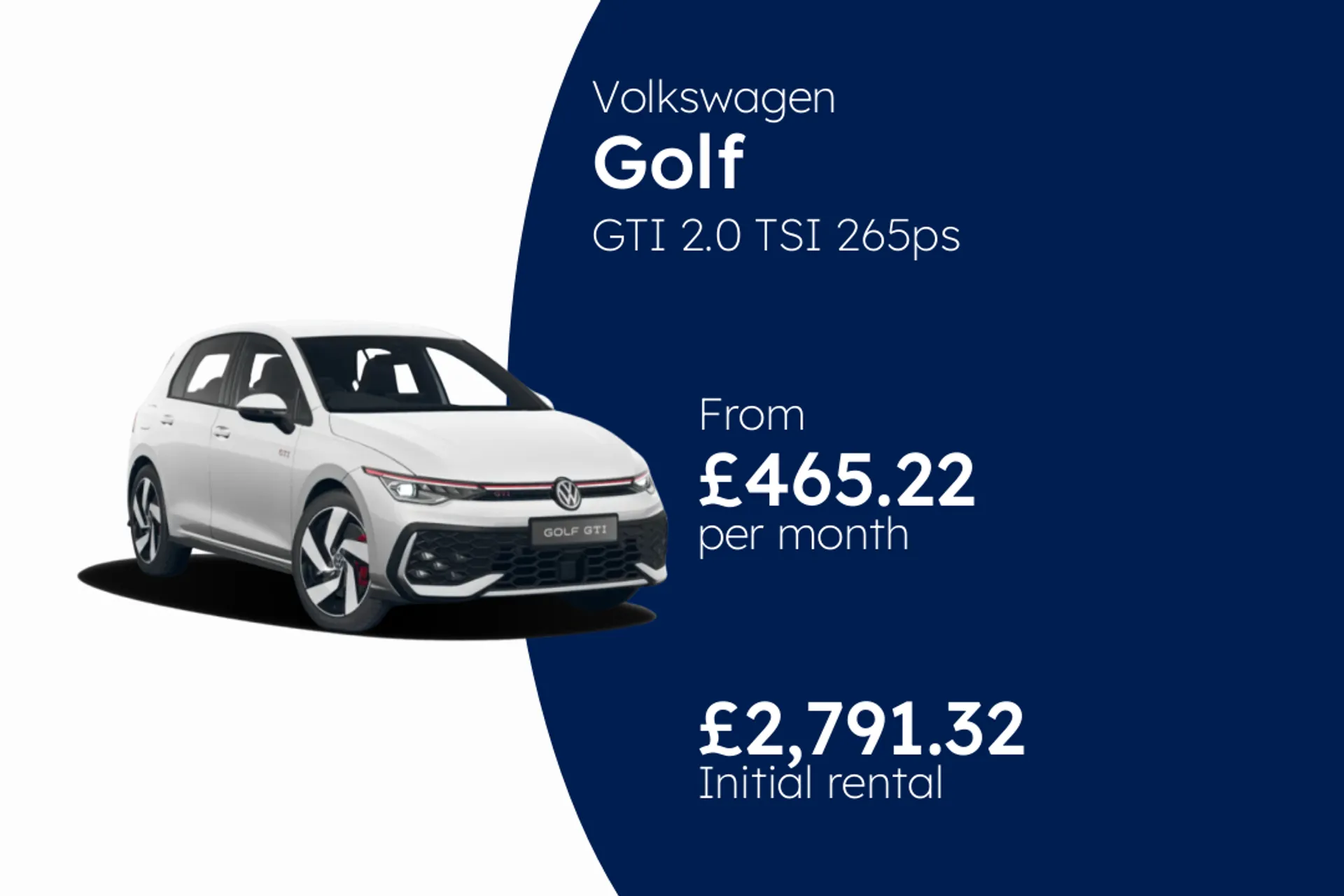 Volkswagen GTI 2.0 TSI 265ps 7-Speed DSG 5 Door BCH Finance Offer From £465.22 Per Month  