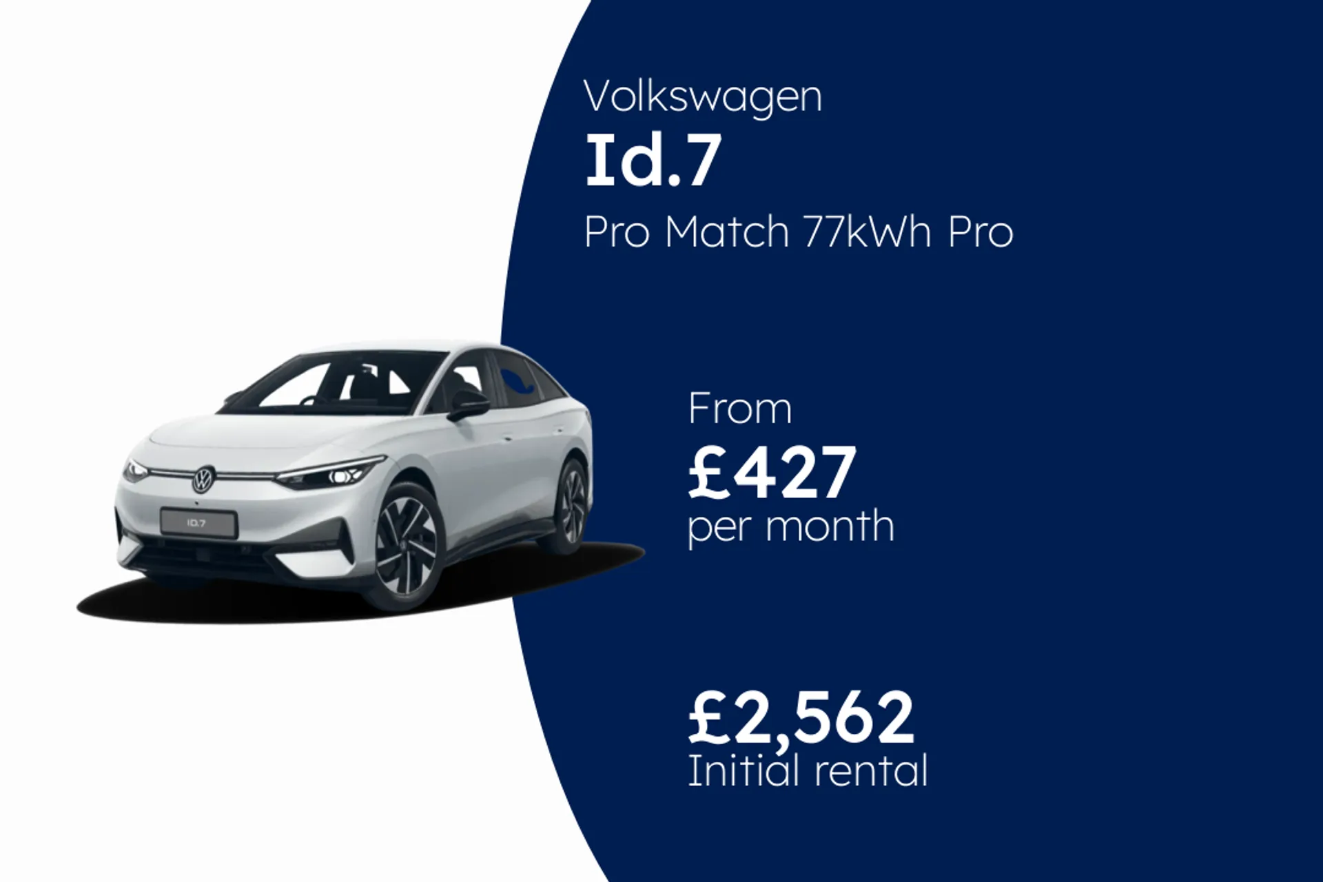 Volkswagen Pro Match 77kWh Pro 286PS 1-speed automatic 5 door BCH Finance Offer From £427.00 Per Month  