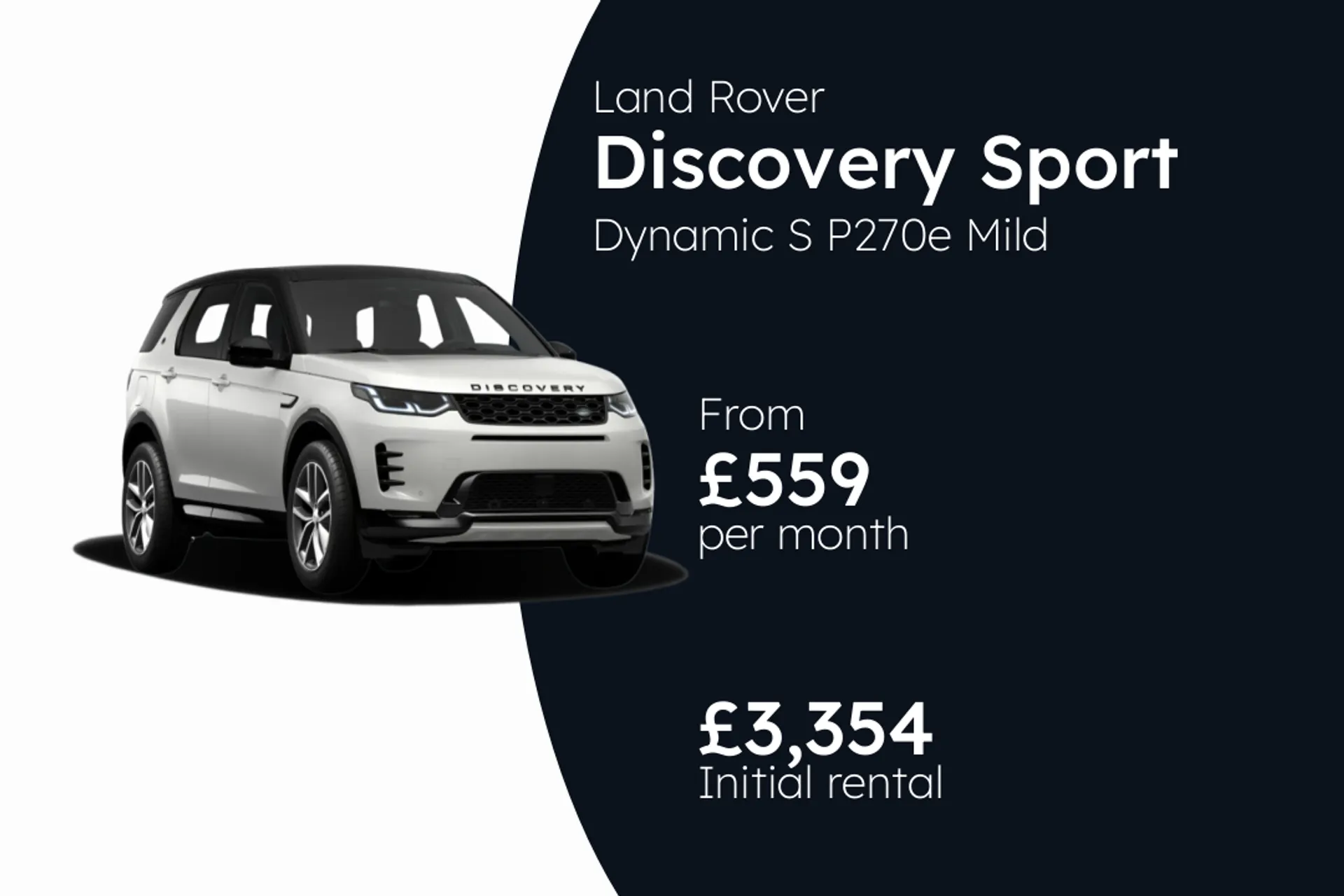 Land Rover Dynamic S P270e Mild Hybrid BCH Finance Offer From £559.00 Per Month  