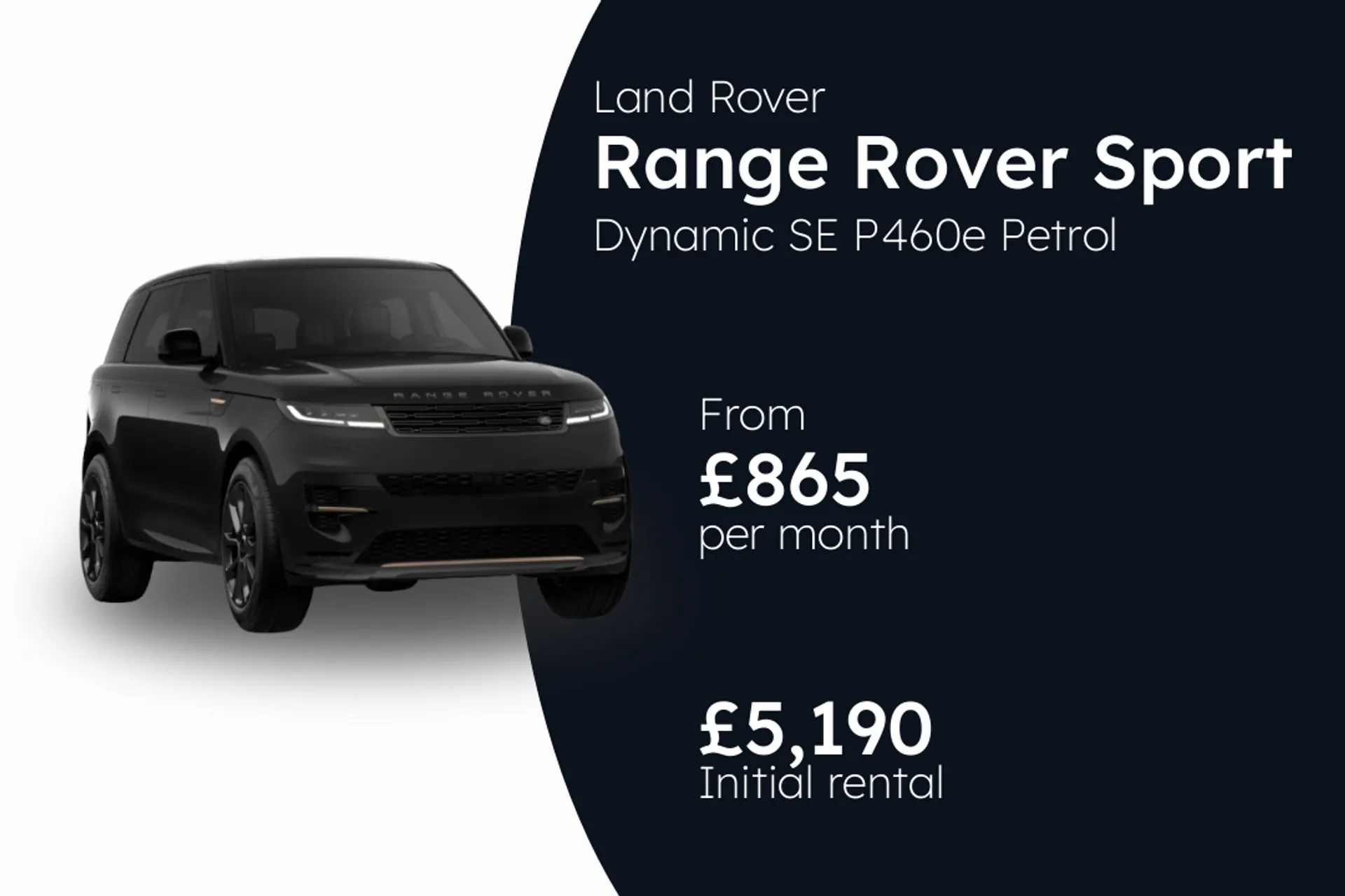 Land Rover Dynamic SE P460e Petrol Plug-in Hybrid BCH Finance Offer From £865.00 Per Month  