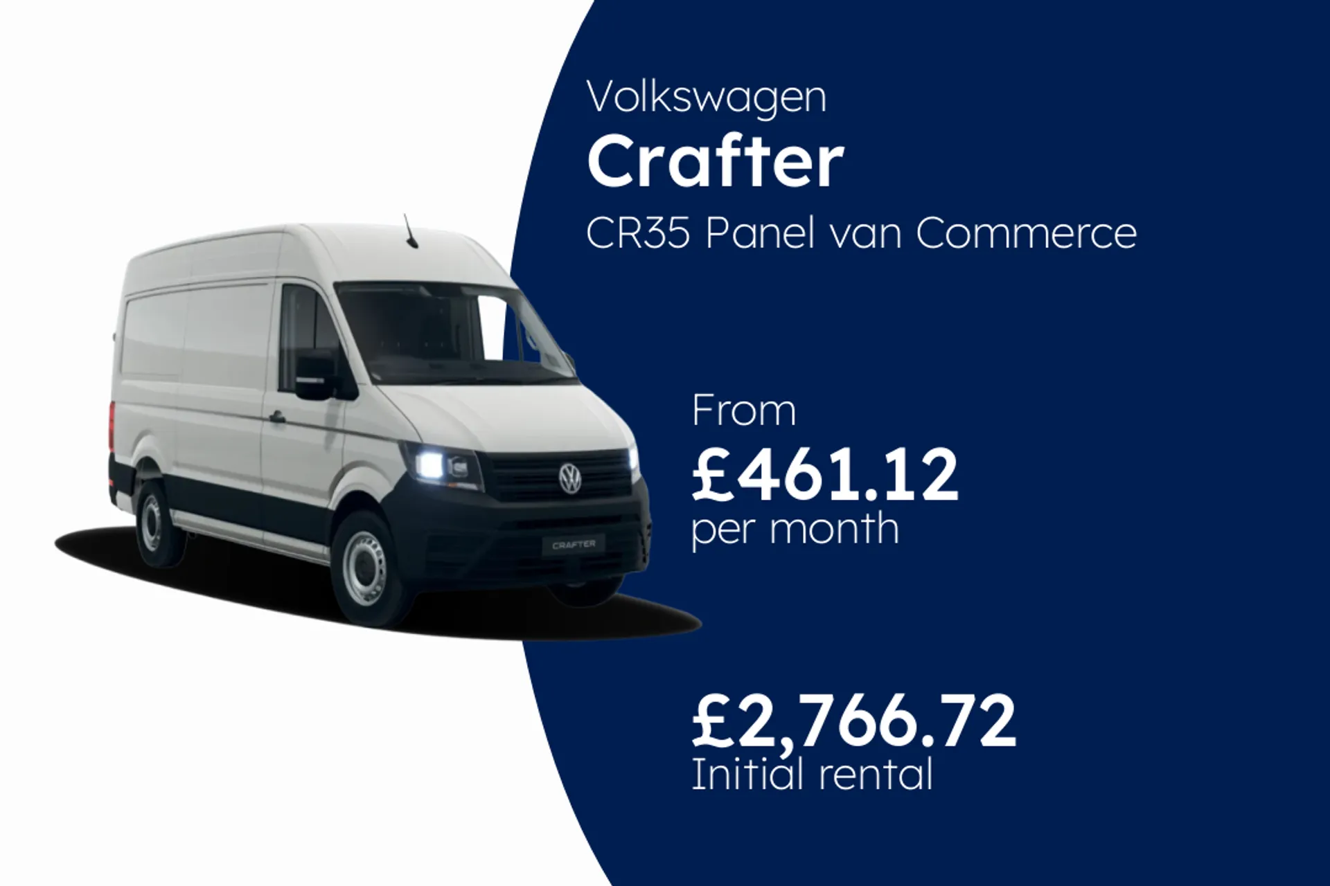 Volkswagen CR35 Panel van Commerce MWB 163 PS 2.0 TDI 6sp Manual RWD BCH Finance Offer From £461.12 Per Month  