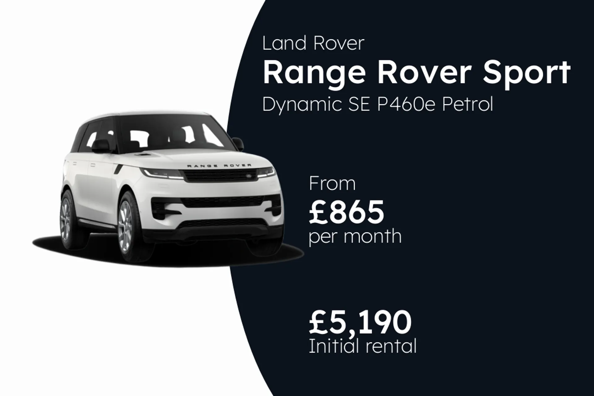 Land Rover Dynamic SE P460e Petrol Plug-in Hybrid BCH Finance Offer From £865.00 Per Month  