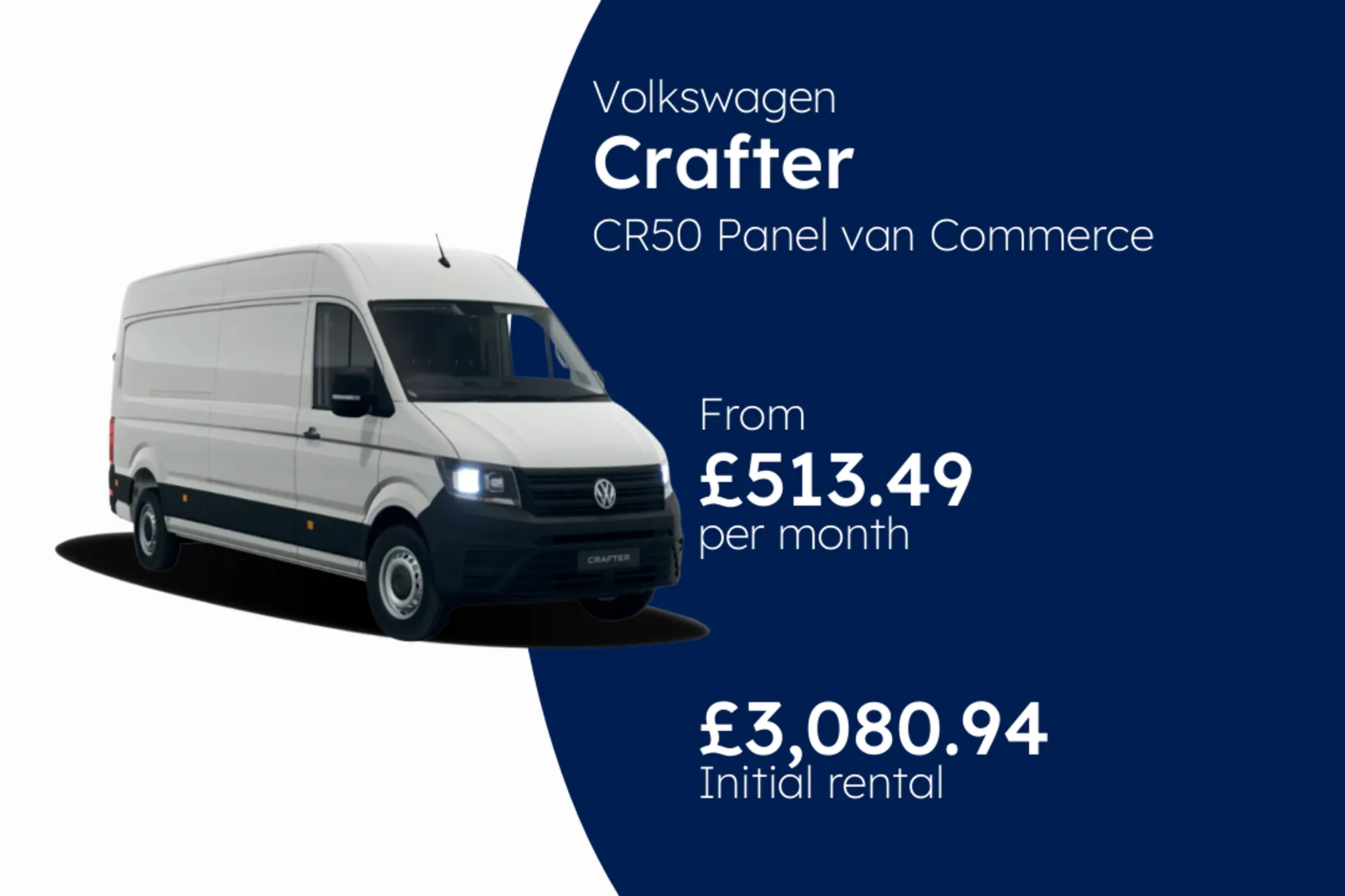 Volkswagen CR50 Panel van Commerce Plus LWB 163 PS 2.0 TDI 6sp Manual RWD BCH Finance Offer From £513.49 Per Month  