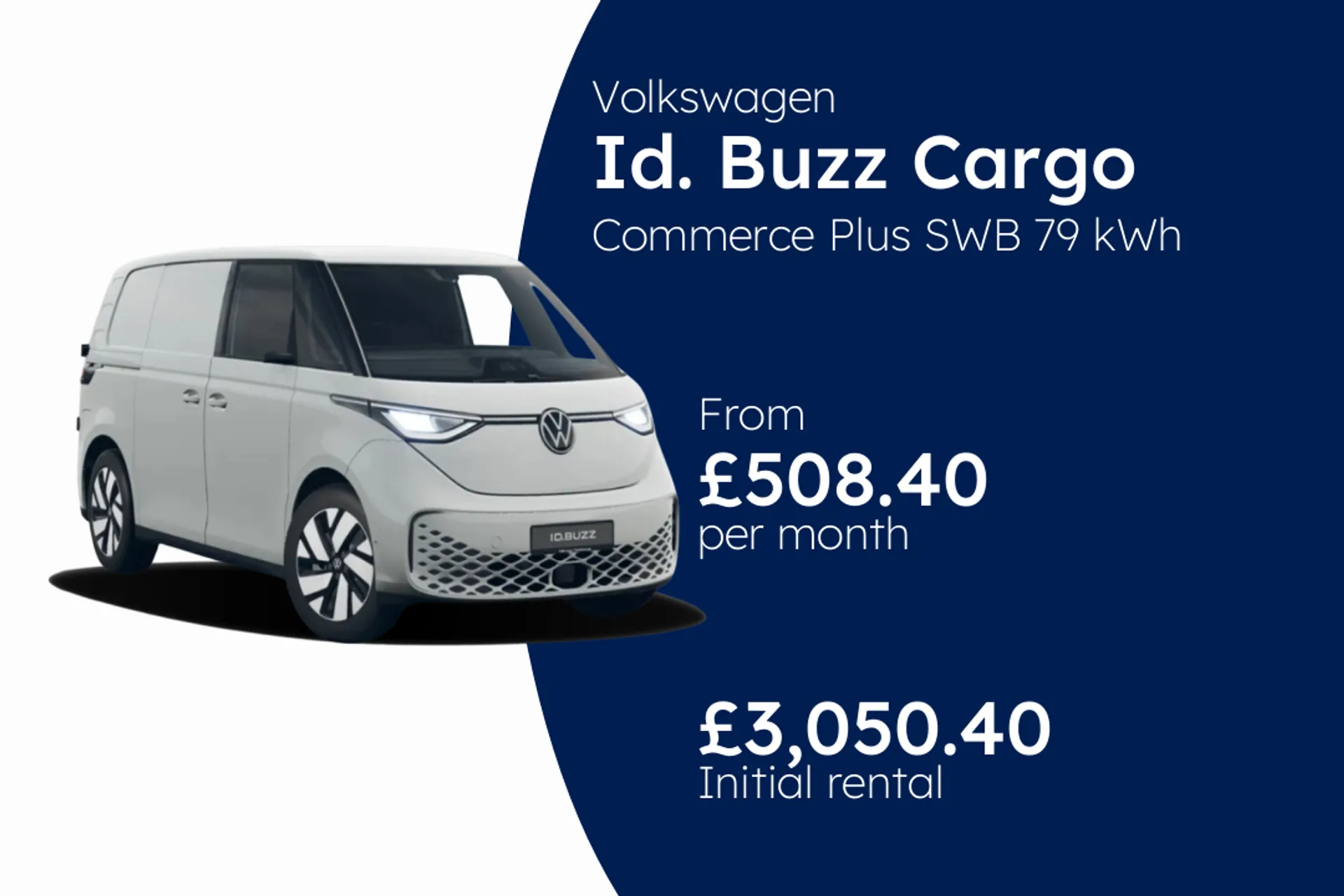 Volkswagen Commerce Plus SWB 79 kWh 286 PS Electric 1 Speed Automatic BCH Finance Offer From £508.40 Per Month  