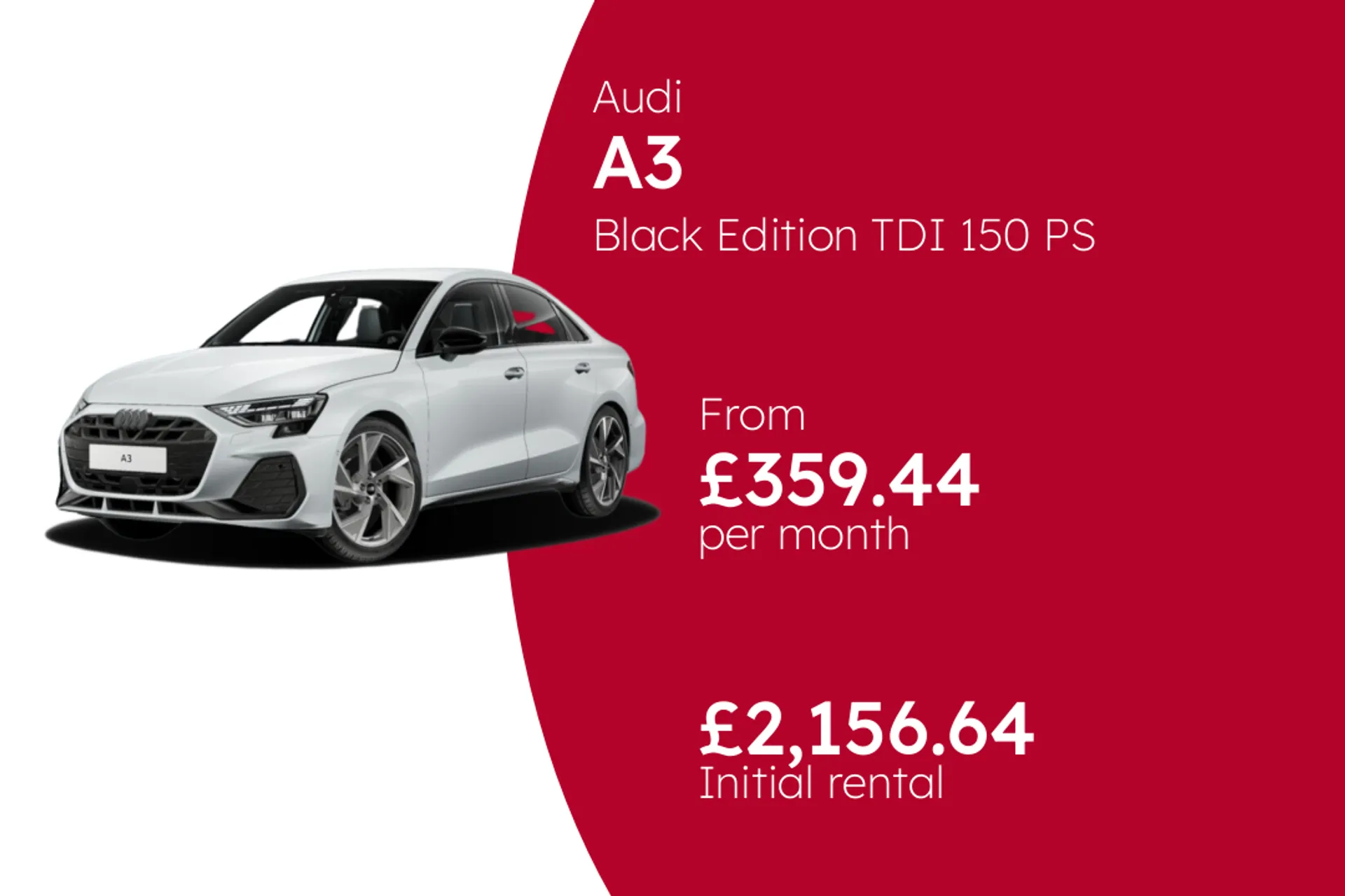 Audi Black Edition TDI 150 PS S Tronic BCH Finance Offer From £359.44 Per Month  