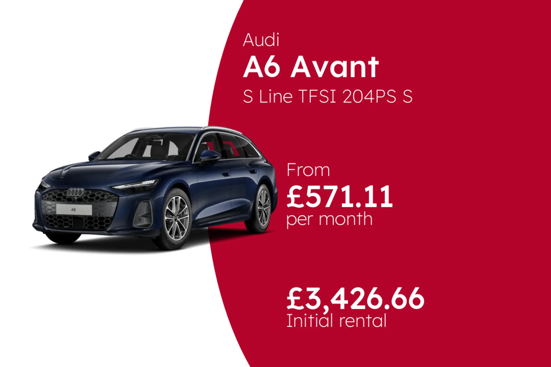 Audi S Line TFSI 204PS S Tronic BCH Finance Offer From £571.11 Per Month  