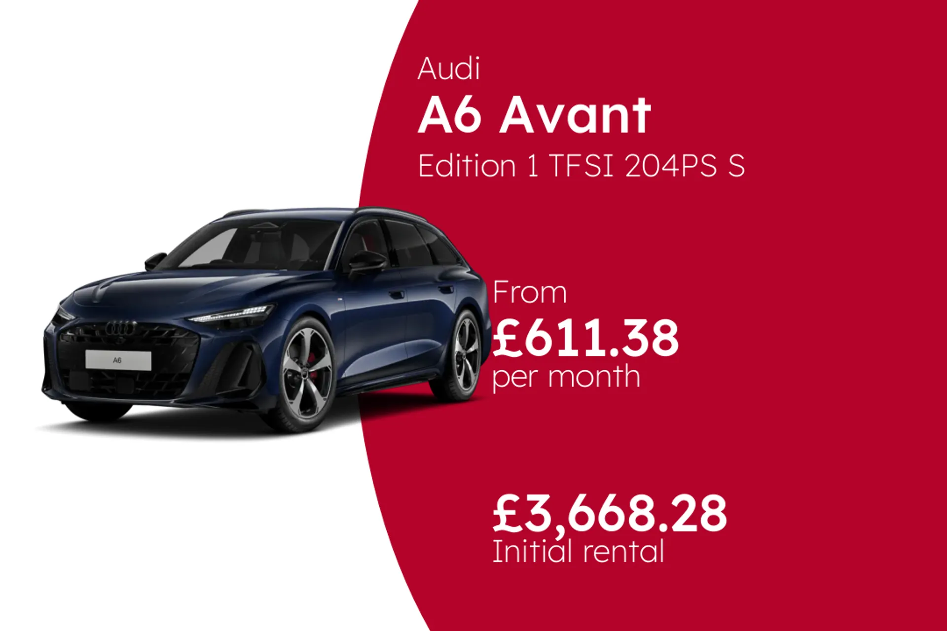 Audi Edition 1 TFSI 204PS S Tronic BCH Finance Offer From £611.38 Per Month  