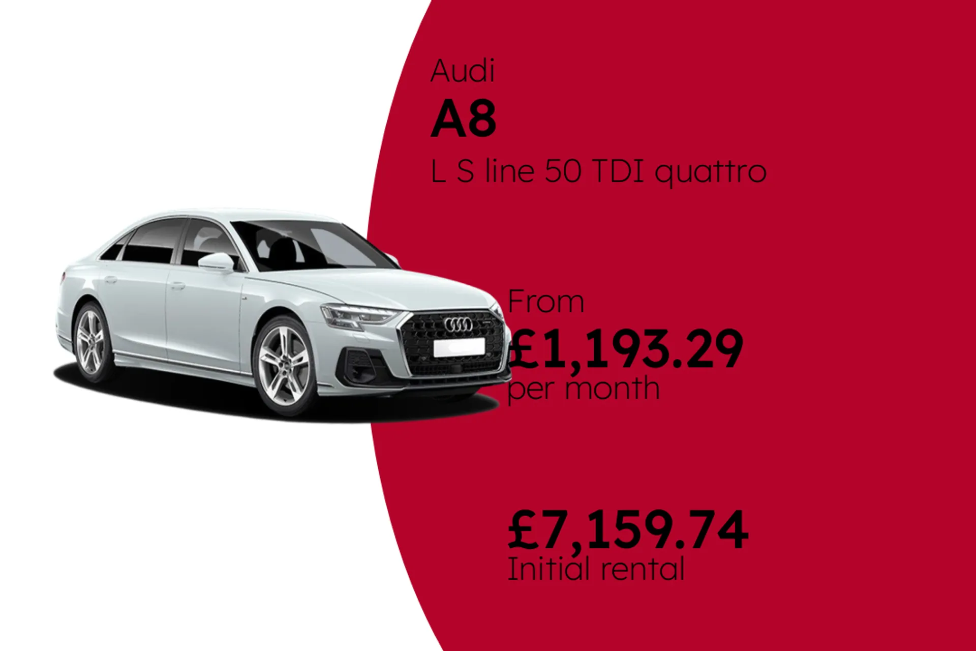 Audi L S line 50 TDI quattro - tiptronic BCH Finance Offer From £1193.29 Per Month  