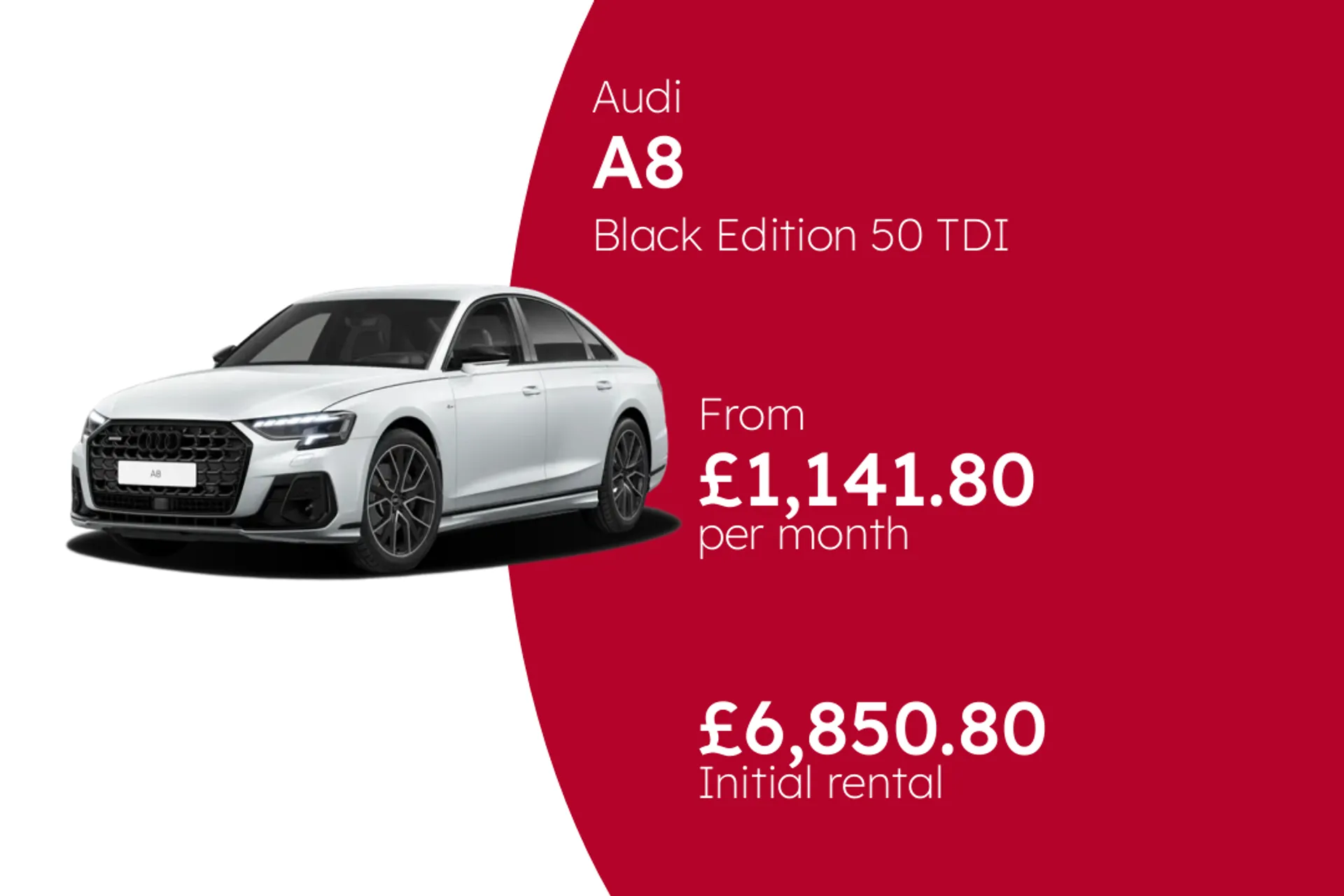 Audi Black Edition 50 TDI quattro - tiptronic BCH Finance Offer From £1141.80 Per Month  